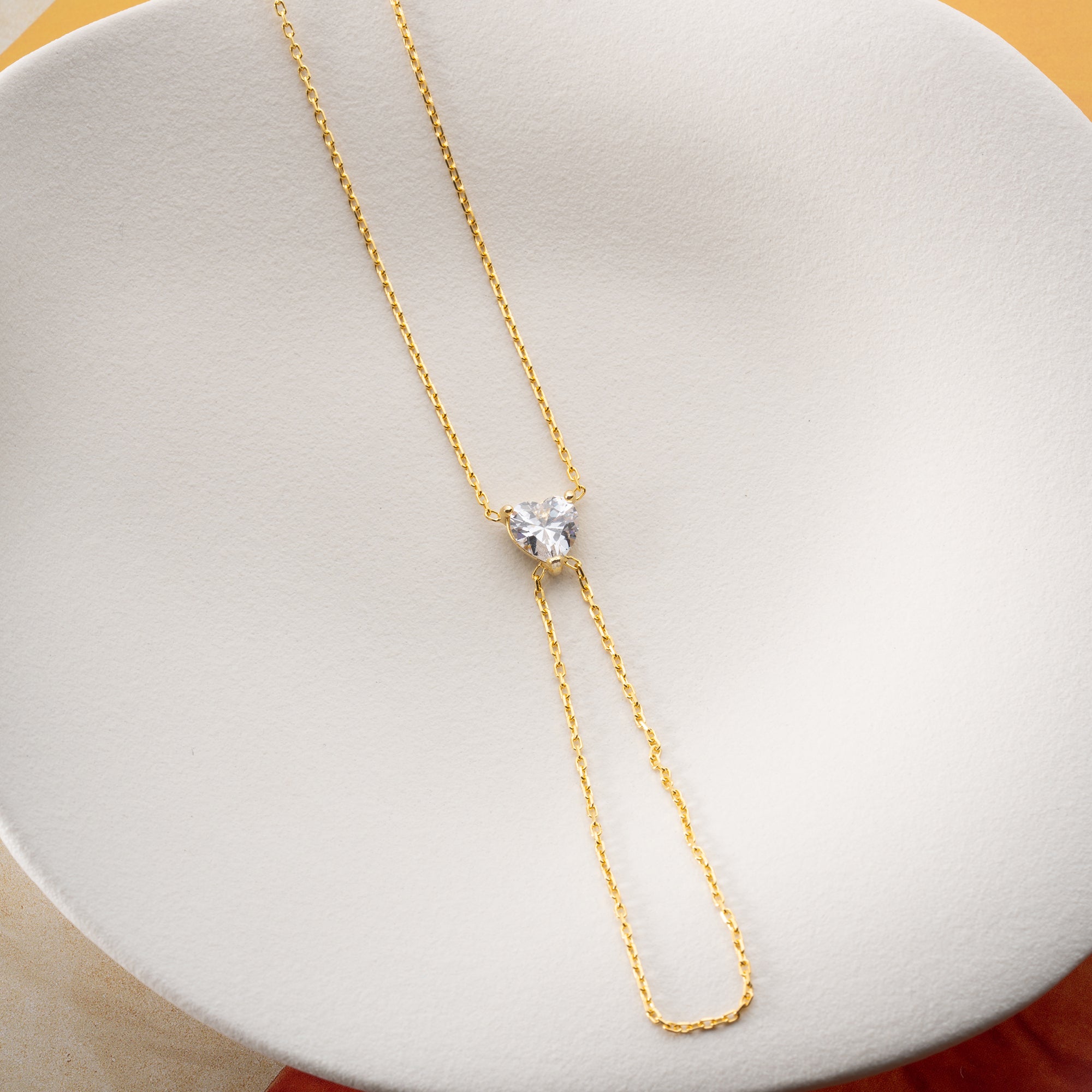 BOMB HJÄRTA HANDKEDJA | 925 SILVER