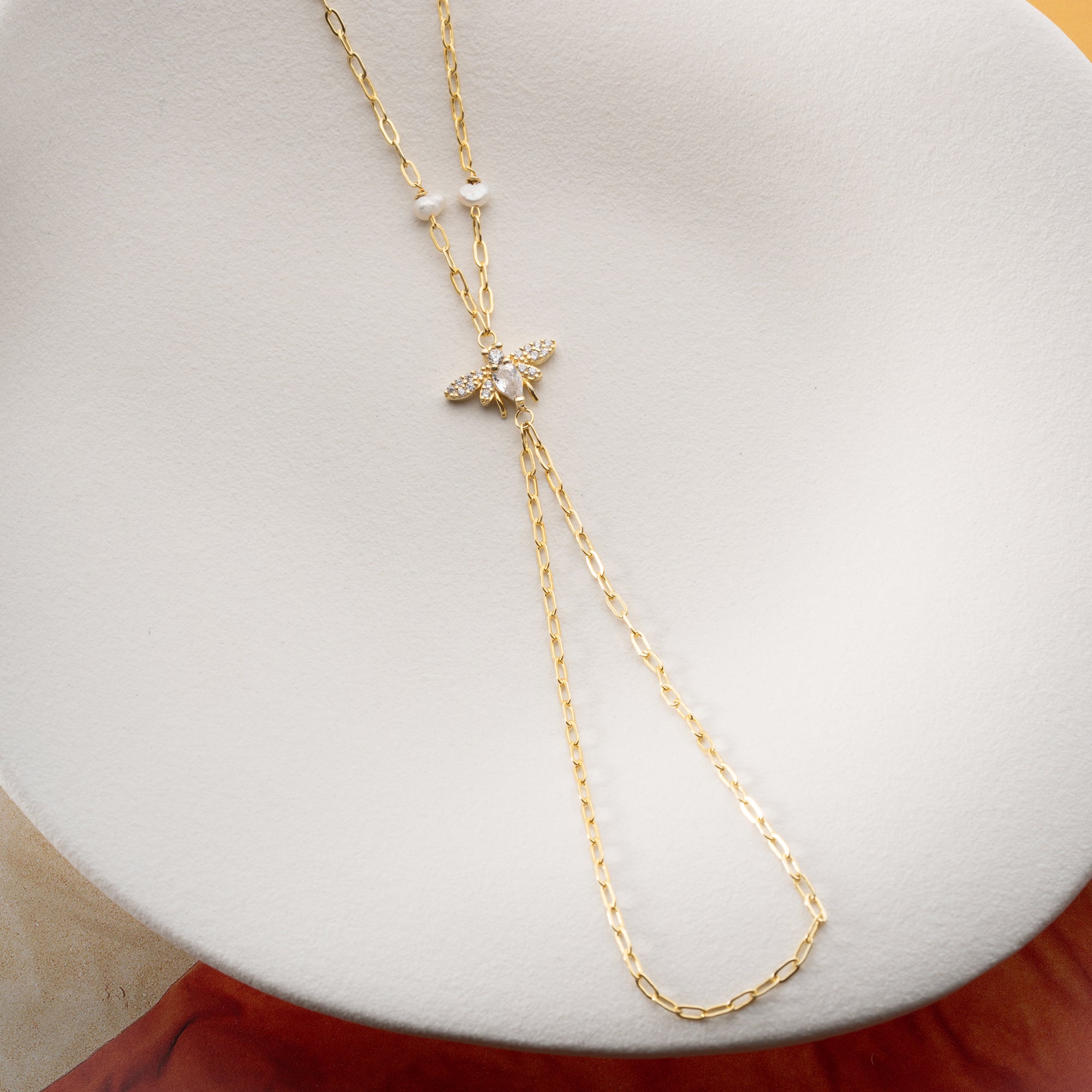 MIE PÄRLHANDDÄCK | 925 SILVER