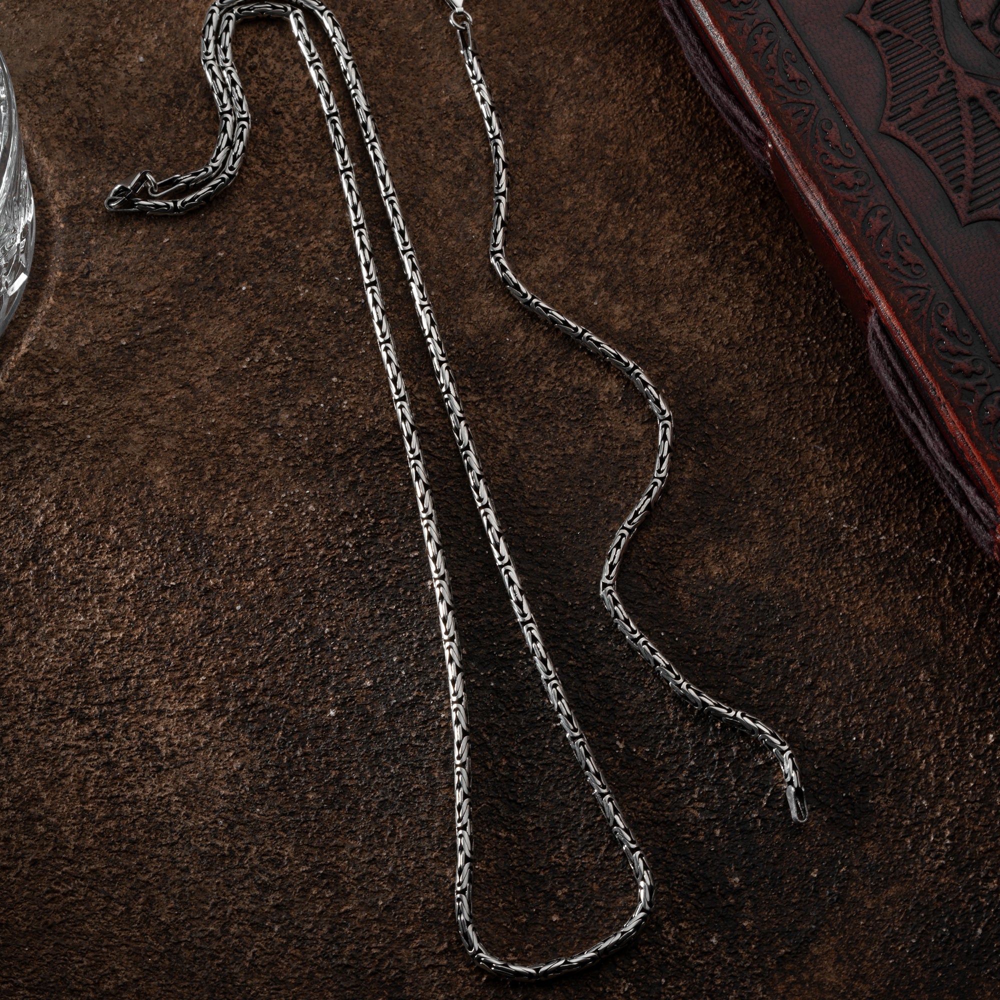 OVAL KING KEDJA 2MM SET | 925 SILVER