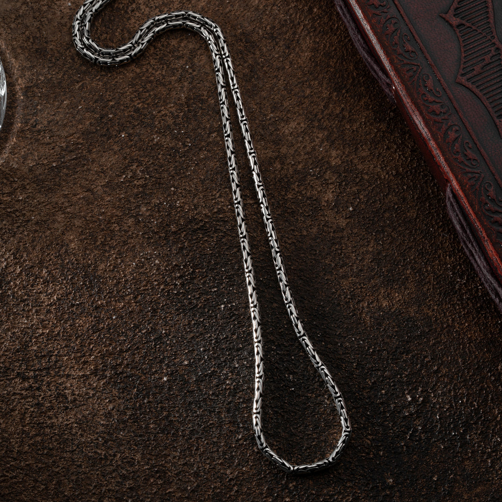 OVAL KING KEDJA 3MM | 925 SILVER 