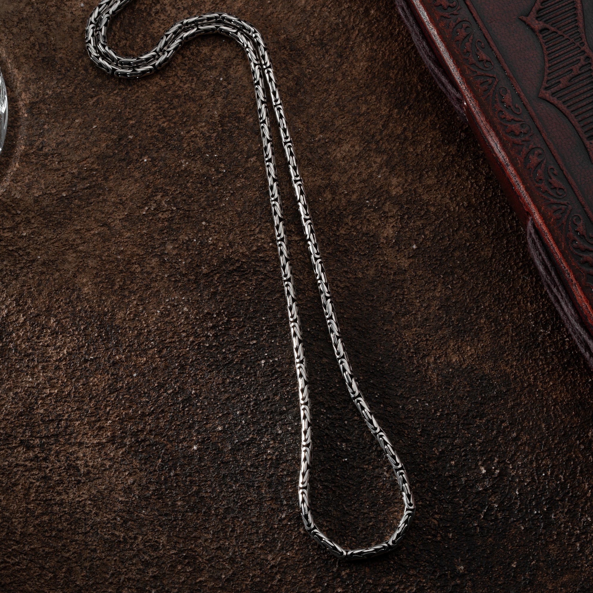 OVAL KING KEDJA 3MM | 925 SILVER 