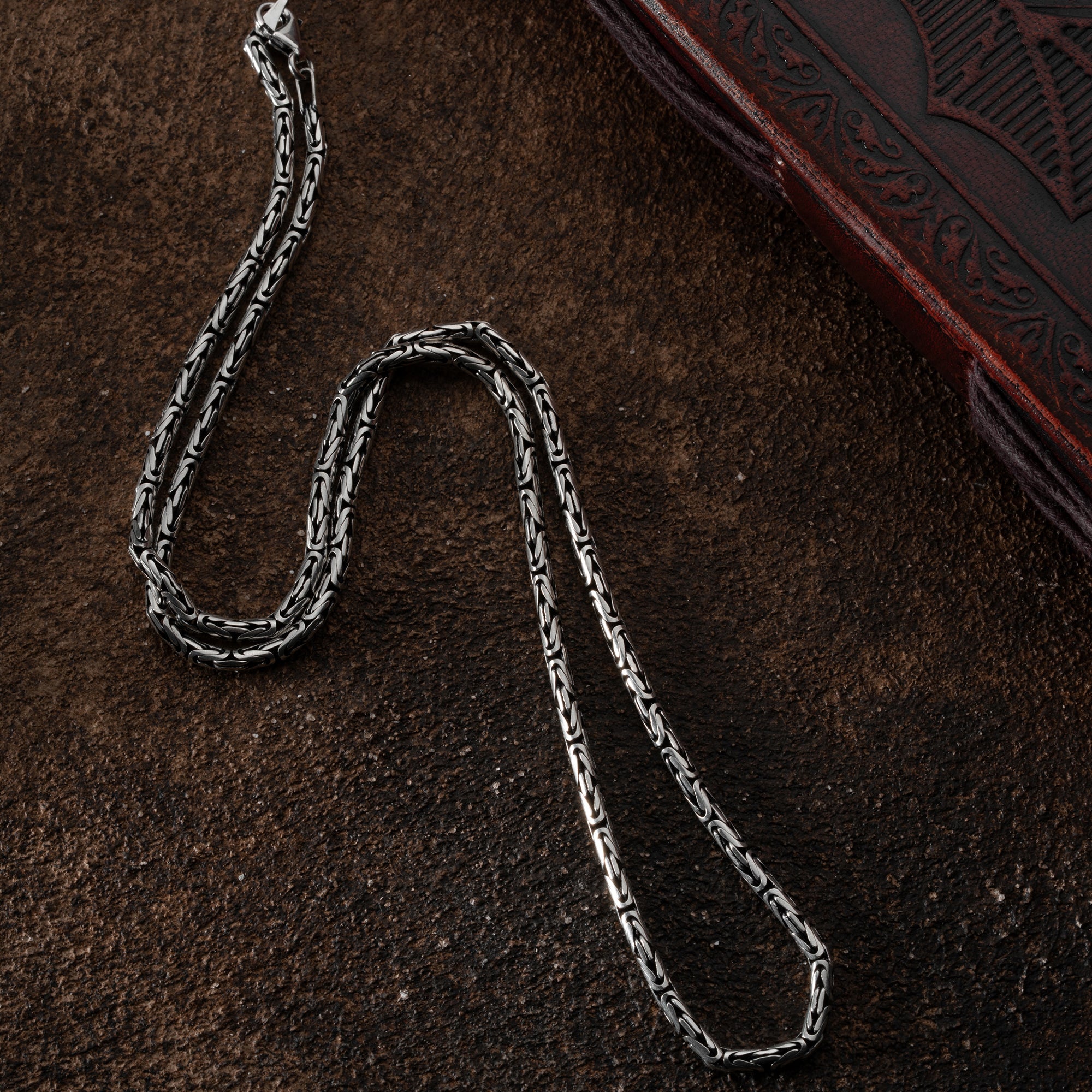 OVAL KING KEDJA 3MM | 925 SILVER 