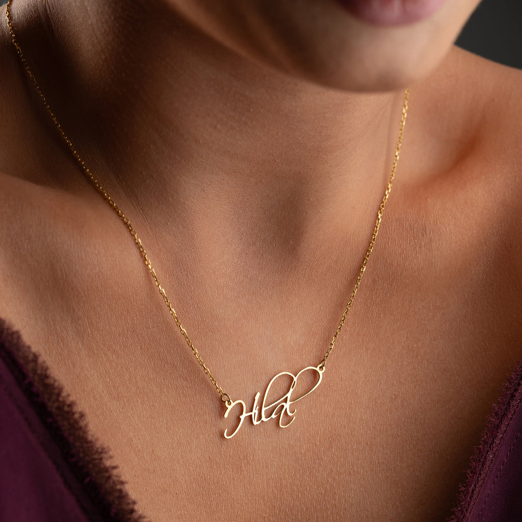 SKRIFT NAMN KRAGE | 925 SILVER