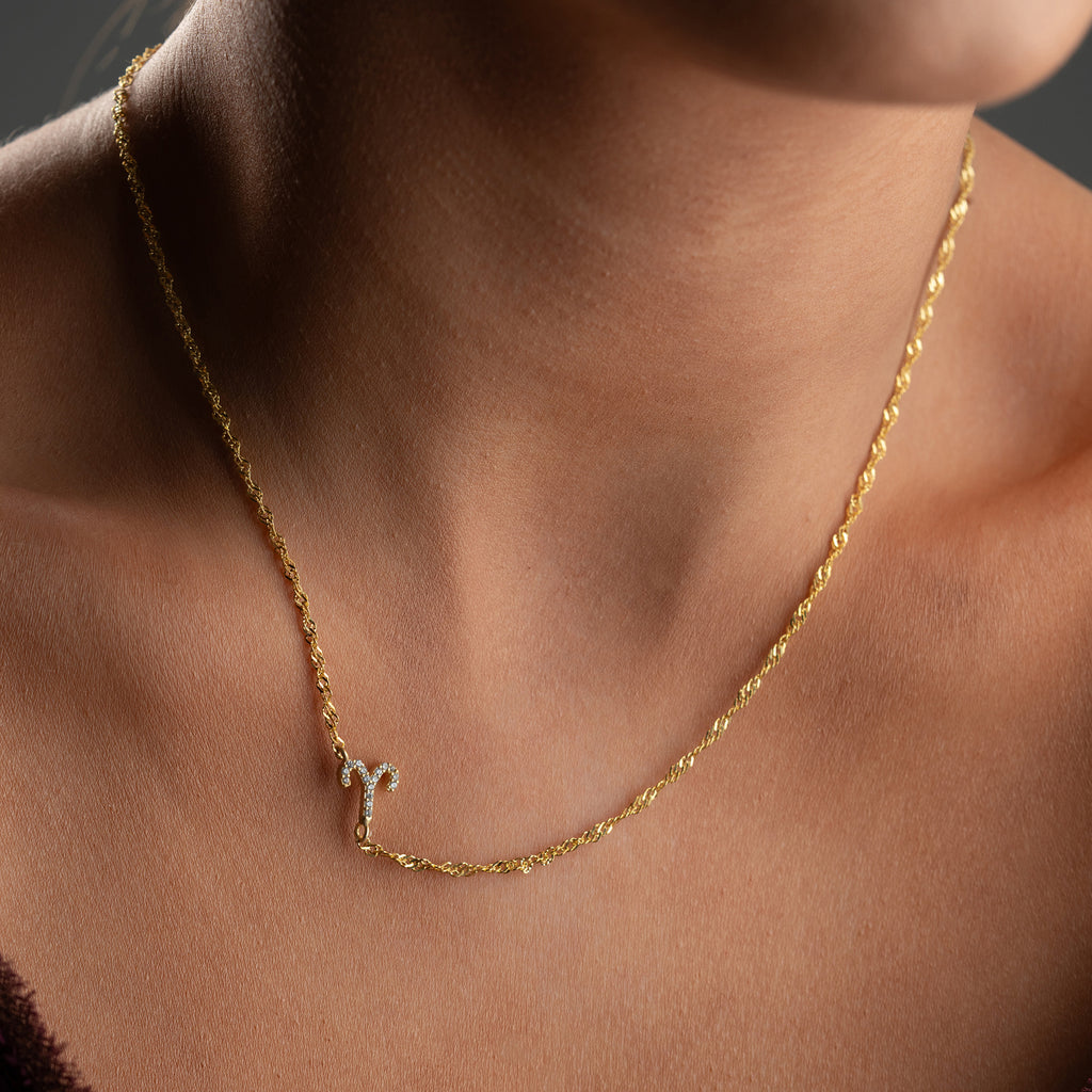 SINGAPORE ZIRKONIA STJÄRNORÖRSHALSBAND | 925 SILVER