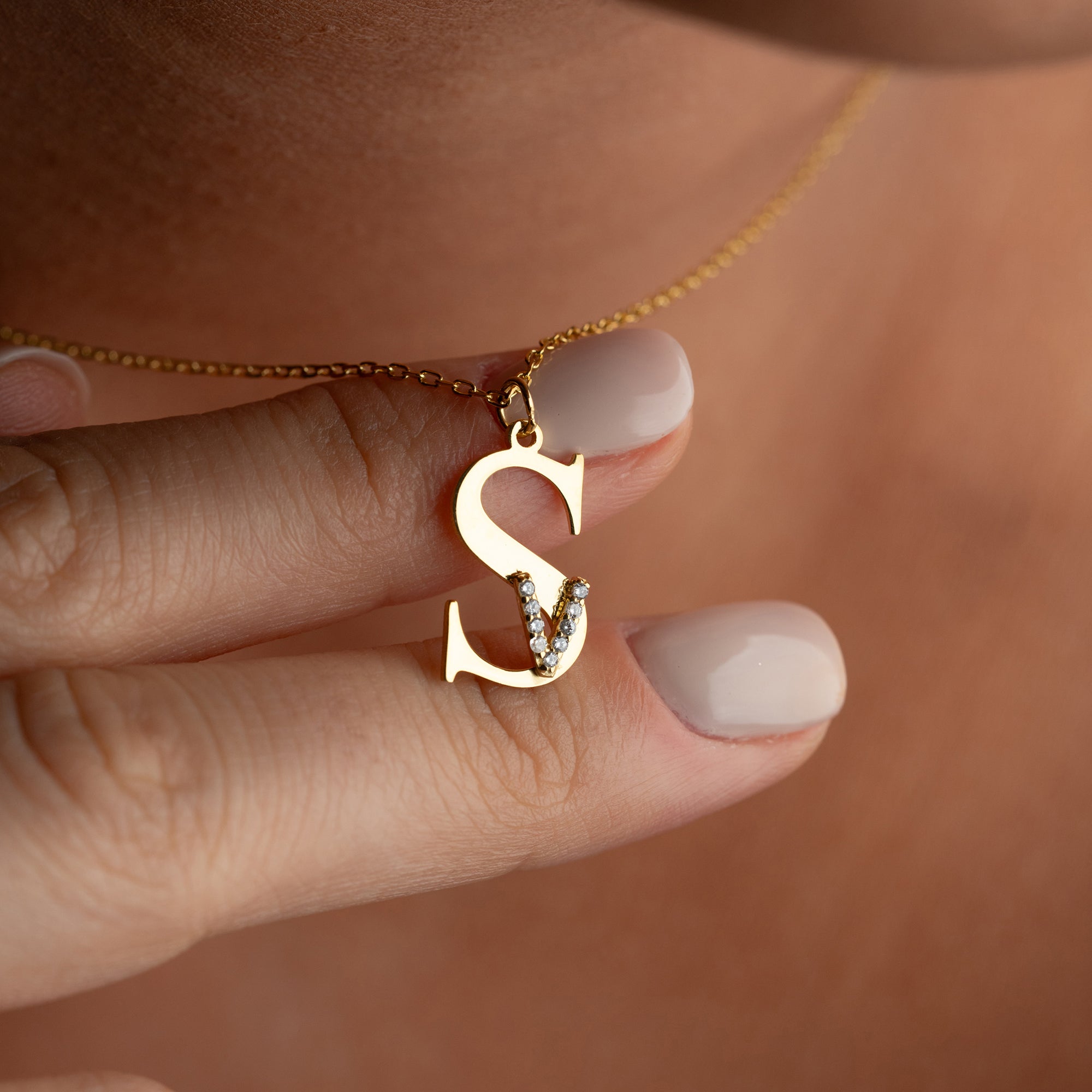 INITIALER KOMBO HALSBAND | 925 SILVER