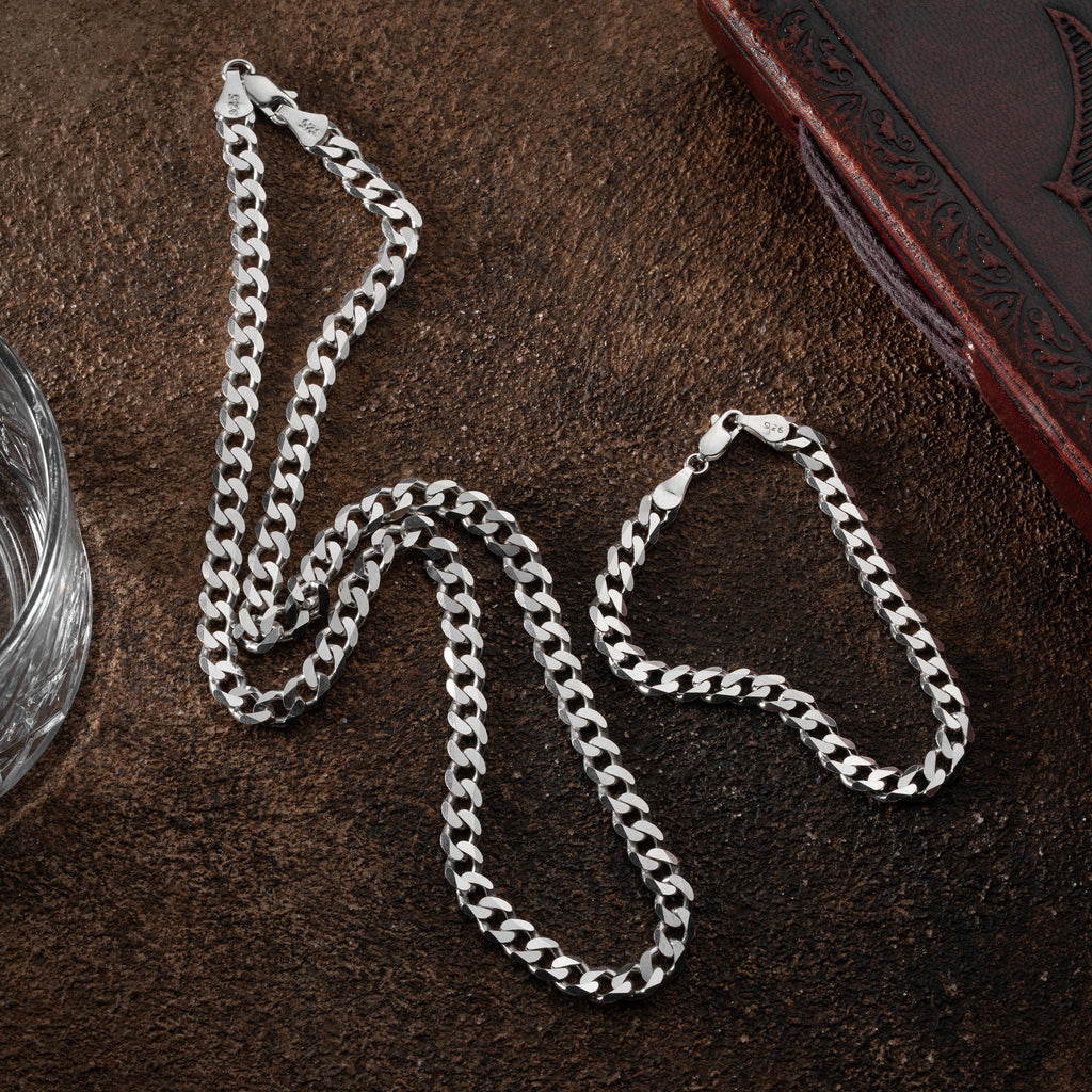 TANKKEDJA-SET | 925 SILVER 