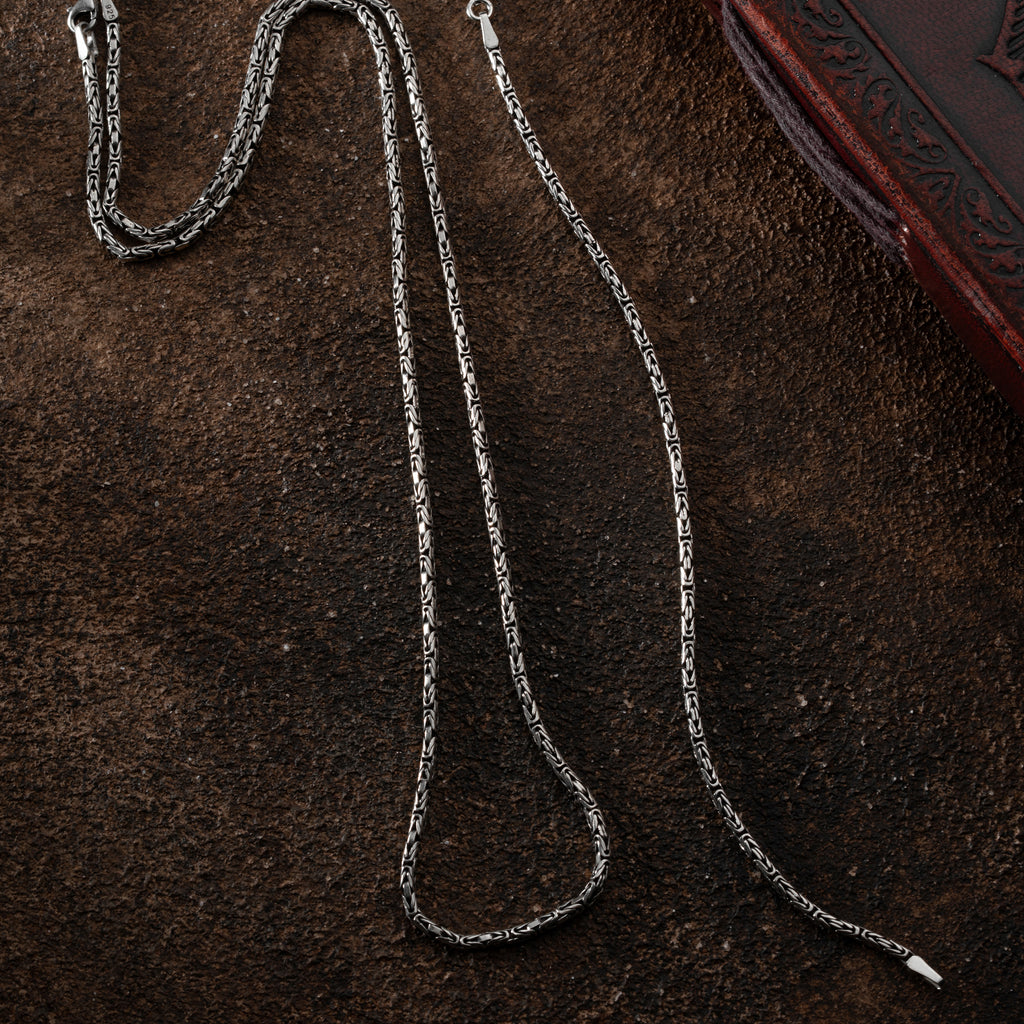 OVAL KING KEDJA 2MM SET | 925 SILVER 