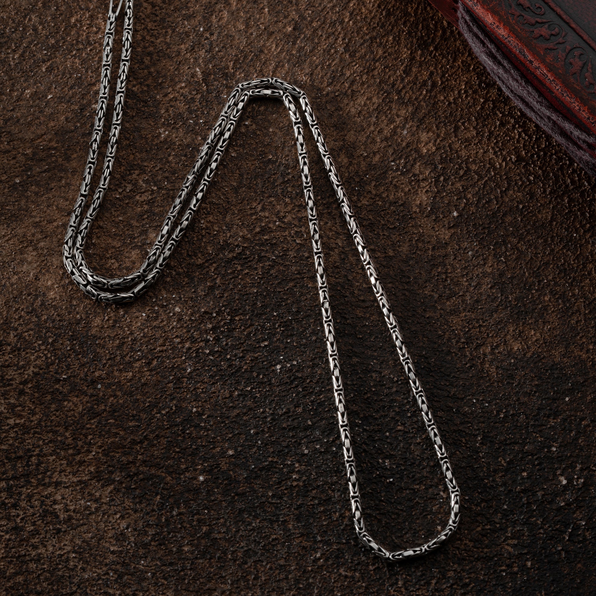 OVAL KING KEDJA 2MM NECK CAND | 925 SILVER 