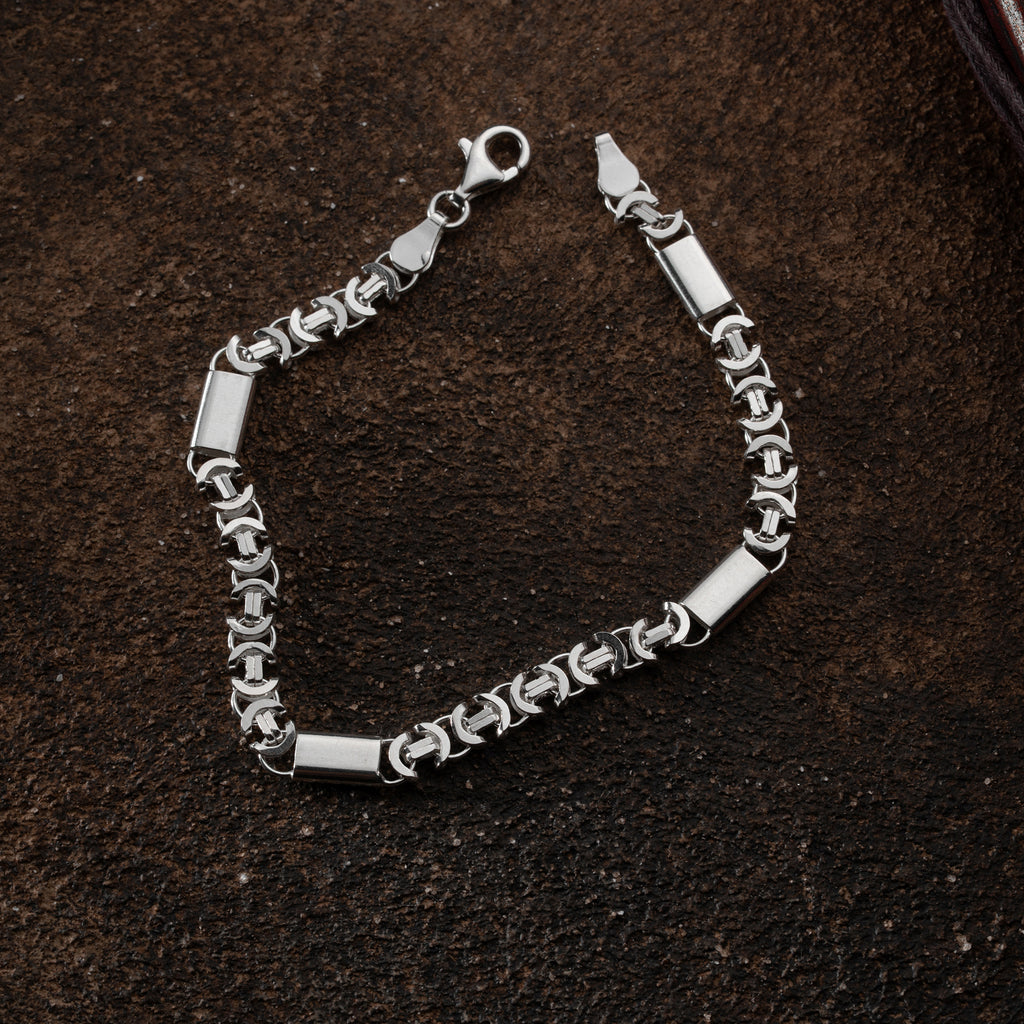 KING ARMBAND PLATT 5MM | 925 SILVER