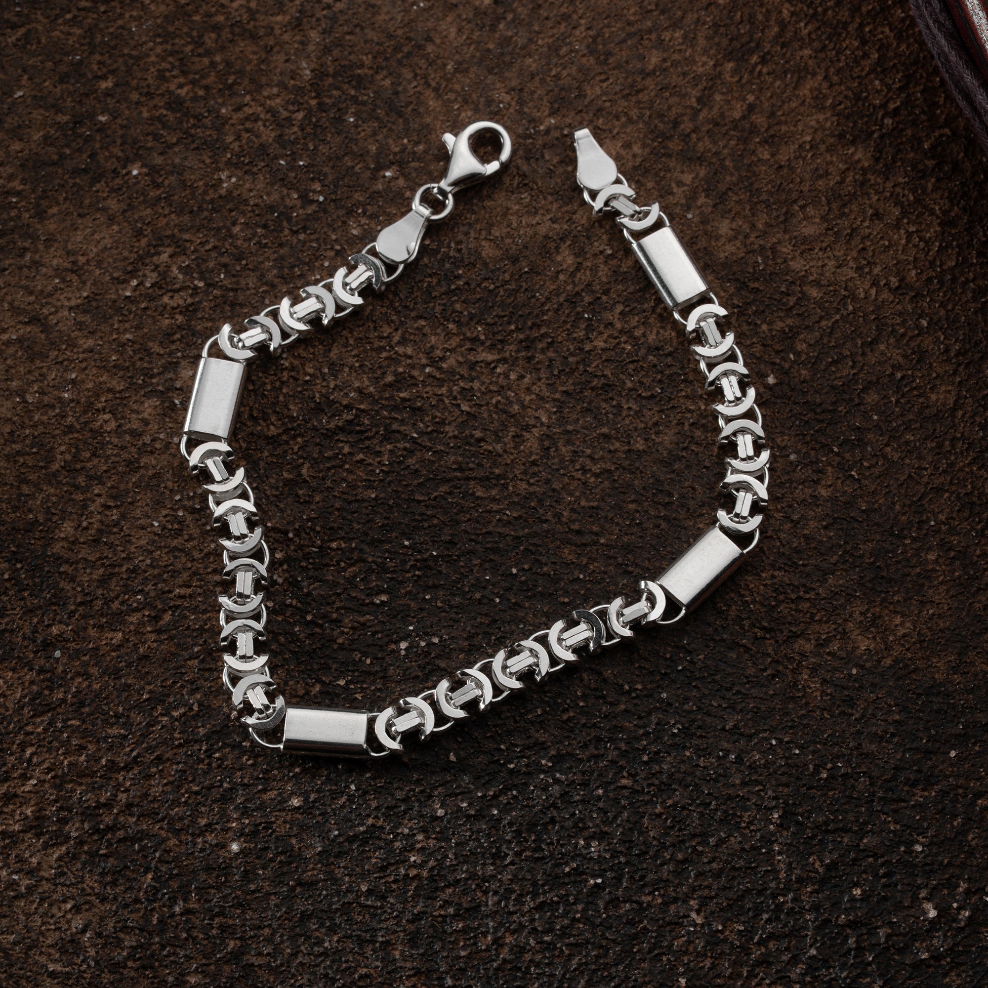 KING ARMBAND PLATT 5MM | 925 SILVER