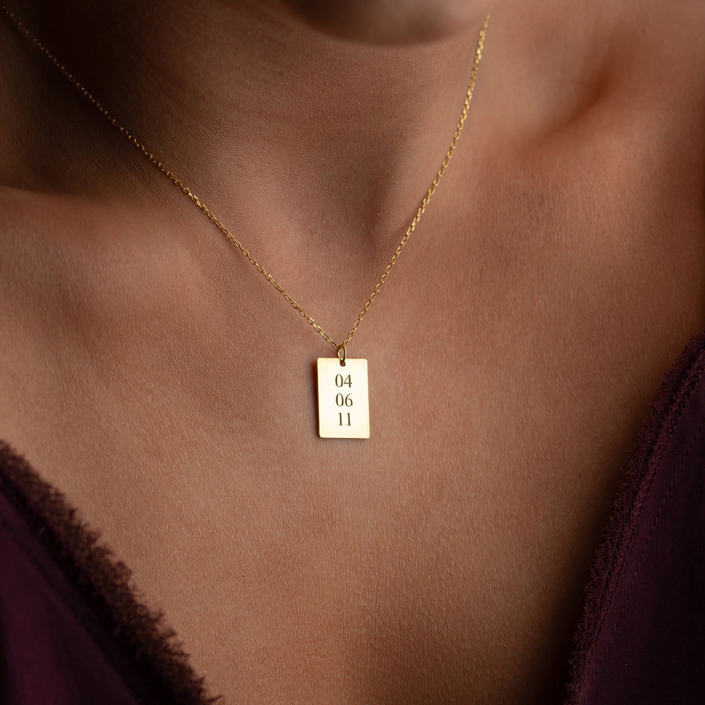 SPARA DATUMET-HALSBAND | 925 SILVER