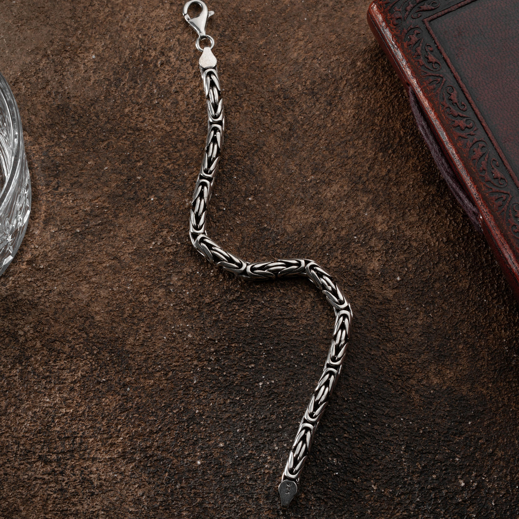 KING ARMBAND OVAL OXIDHJUL 5MM | 925 SILVER