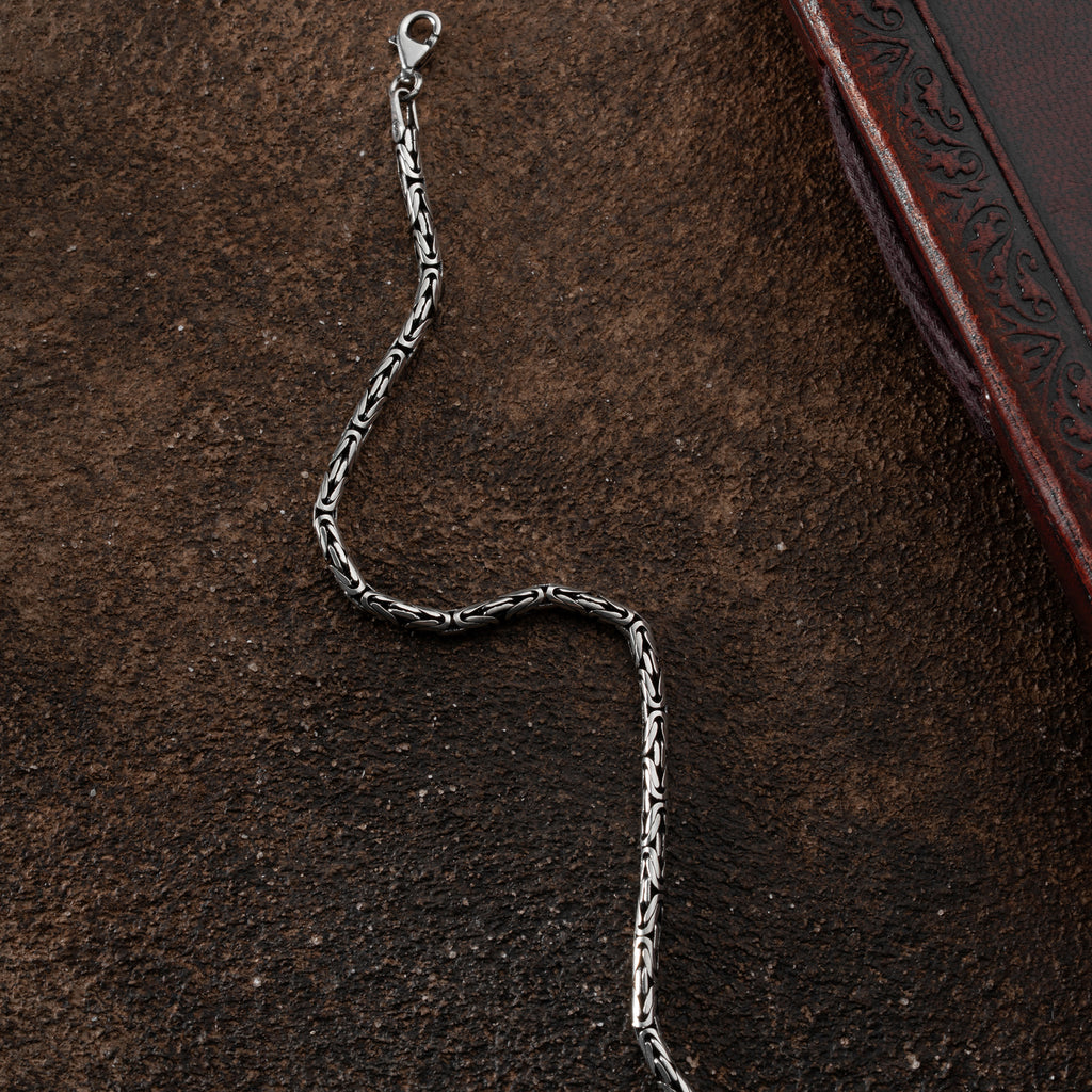 KING ARMBAND OVAL OXIDHJUL 3MM | 925 SILVER