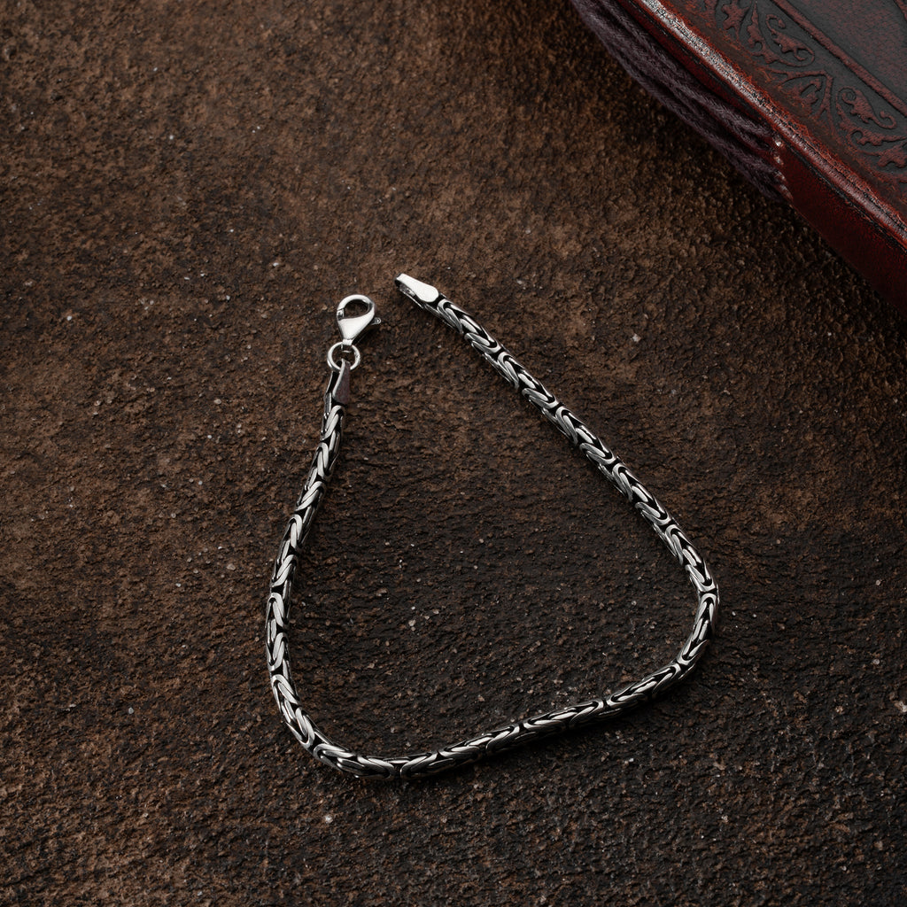 KING ARMBAND OVAL OXIDHJUL 3MM | 925 SILVER
