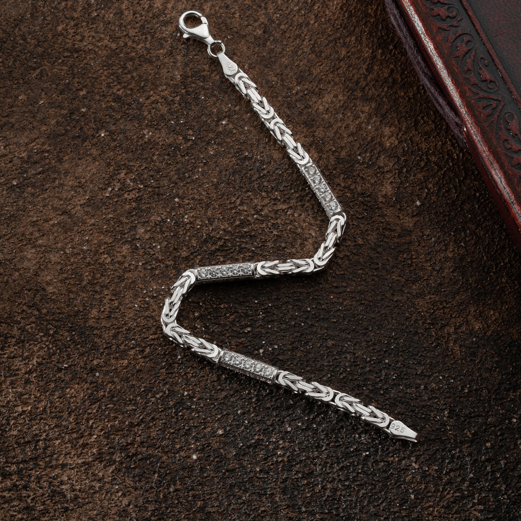 KING-ARMBAND MED STRAS 5 MM | 925 SILVER