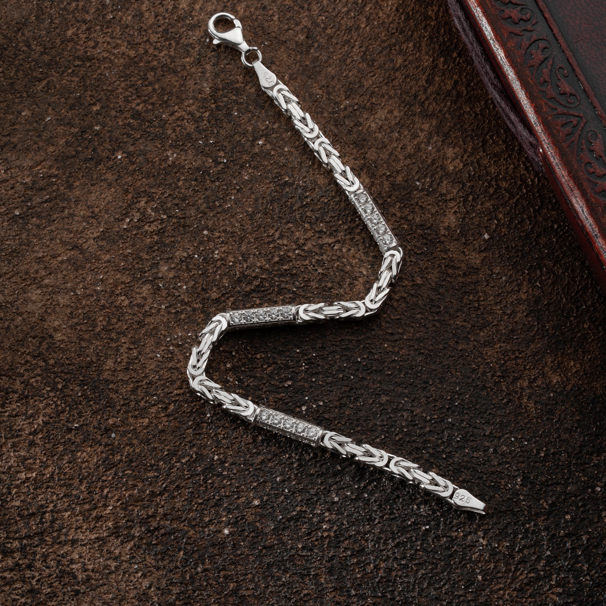 KING-ARMBAND MED STRAS 5 MM | 925 SILVER