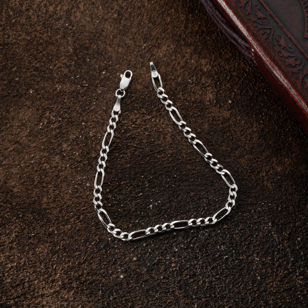 STORT FIGARO ARMBAND| 925 SILVER