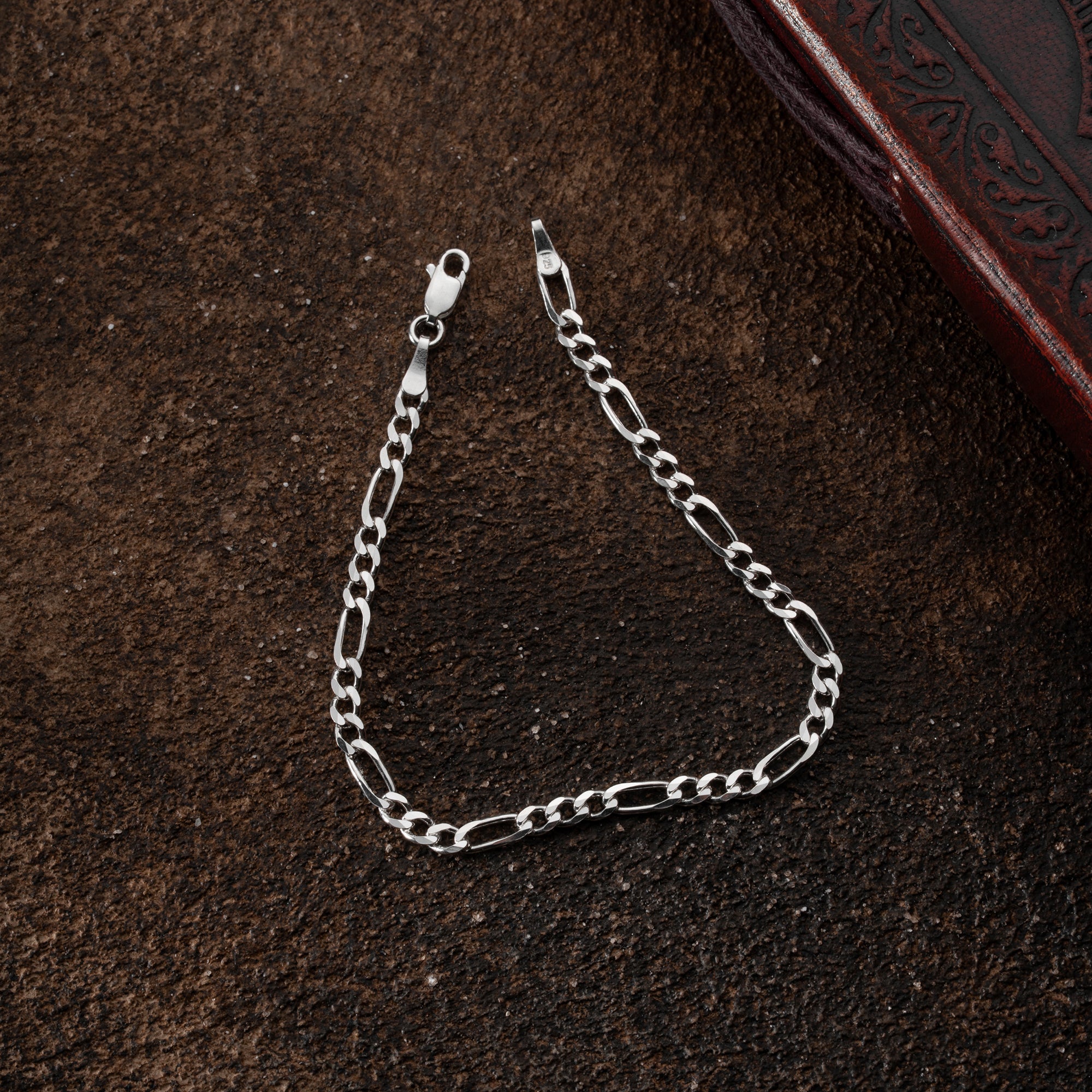 STORT FIGARO ARMBAND| 925 SILVER