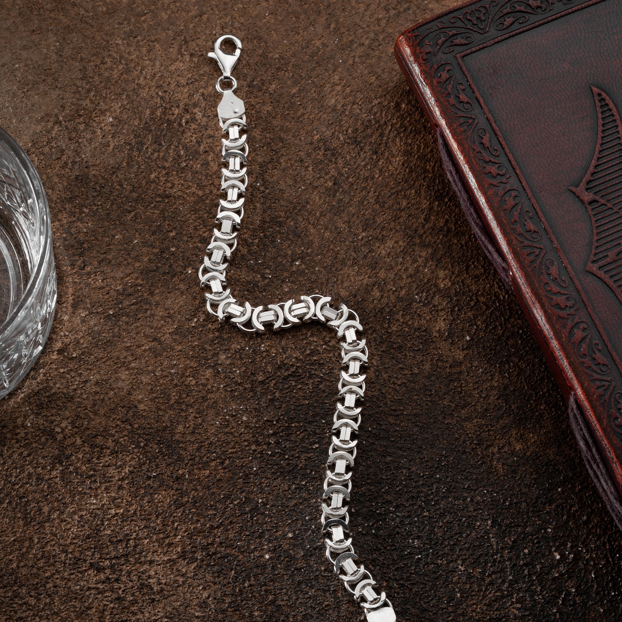 KING ARMBANDSPLATTA 6MM | 925 SILVER