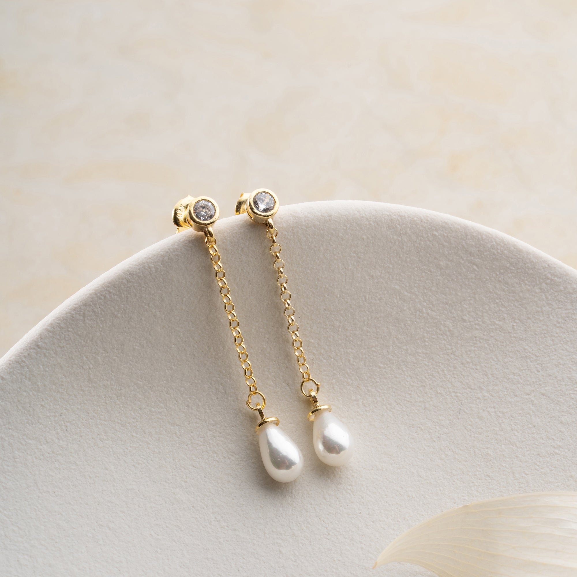 HANGANDE PÄRLÖRHANGE | 925 SILVER