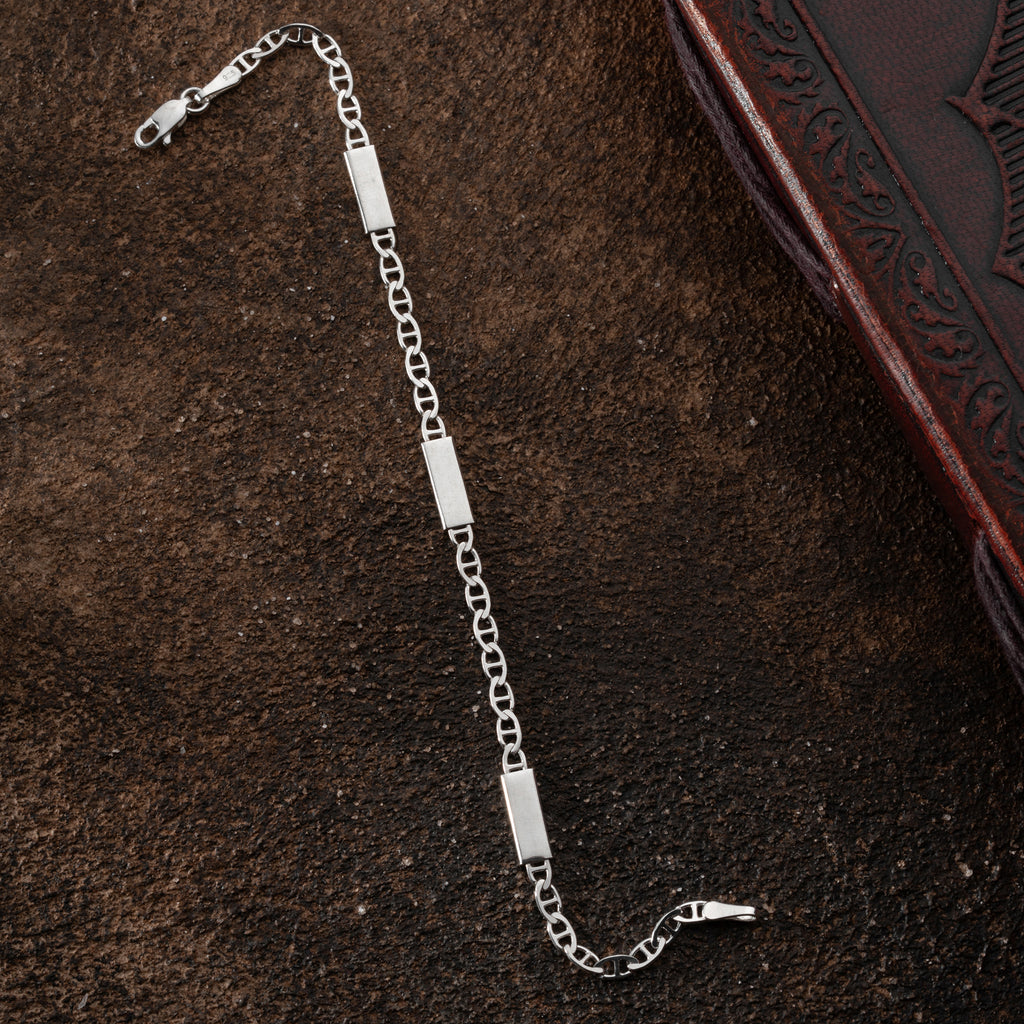 PLATTOR KUBANSK LÄNKARBAND 4MM | 925 SILVER