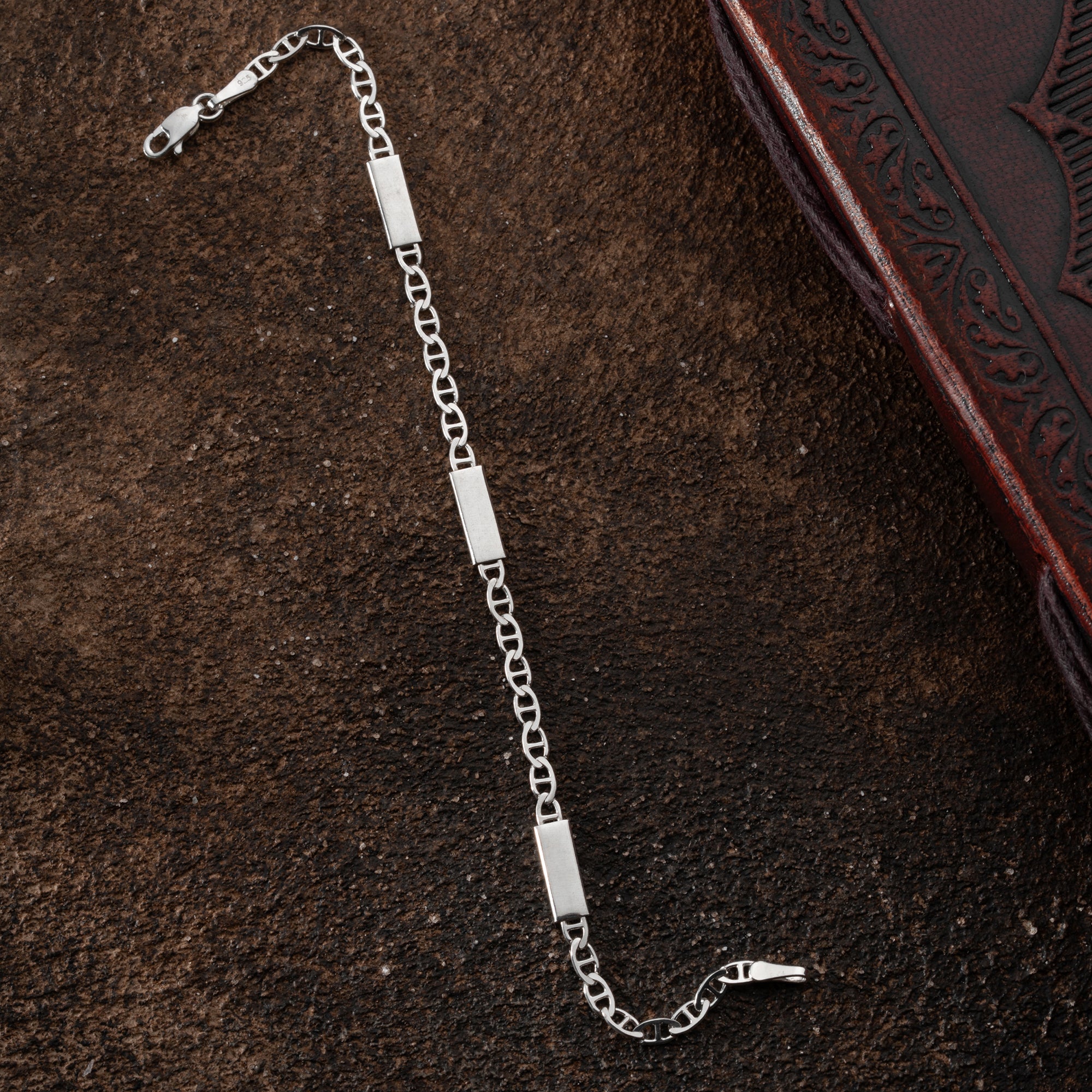 PLATTOR KUBANSK LÄNKARBAND 4MM | 925 SILVER