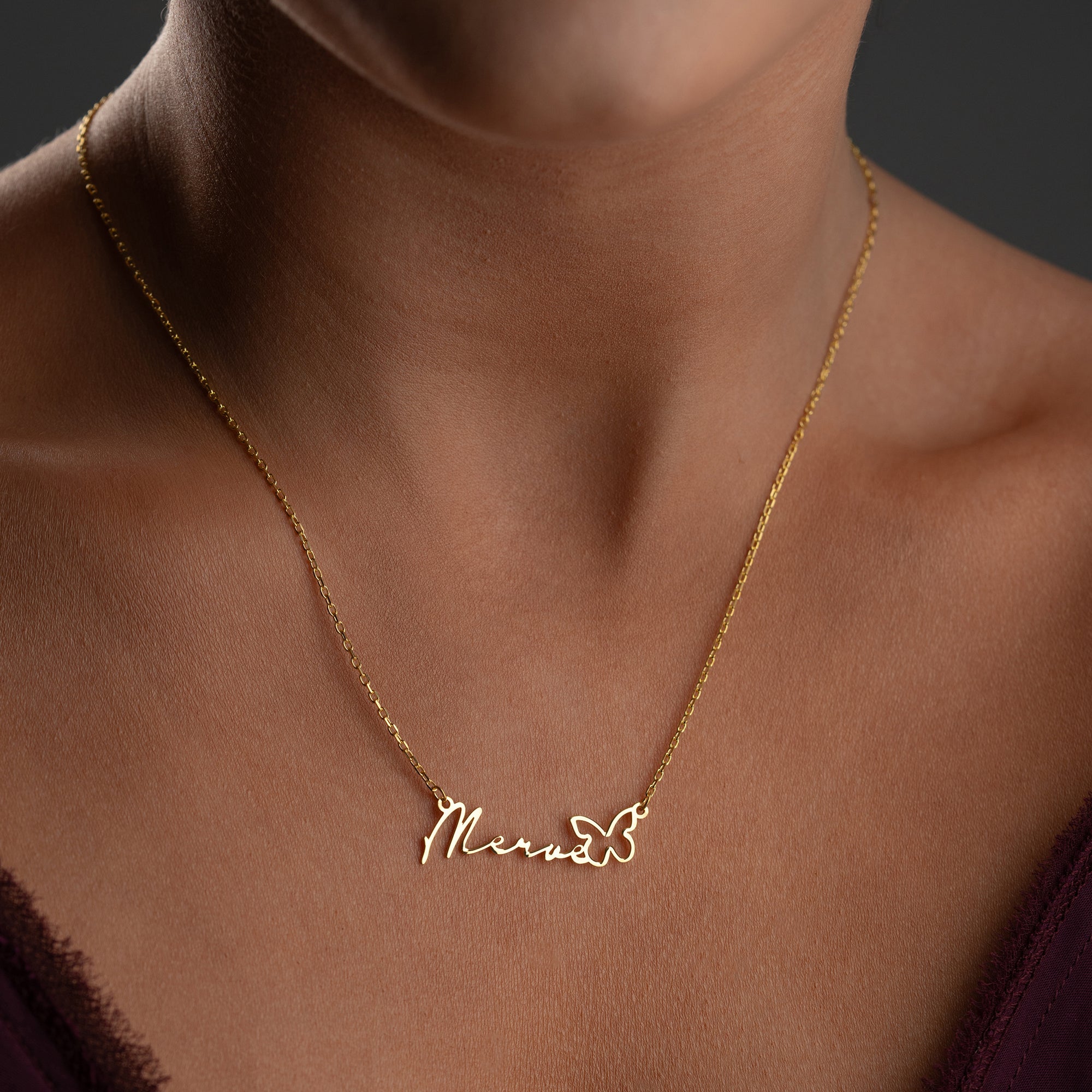 NAMNKRAGE REN FJÄRIL | 925 SILVER