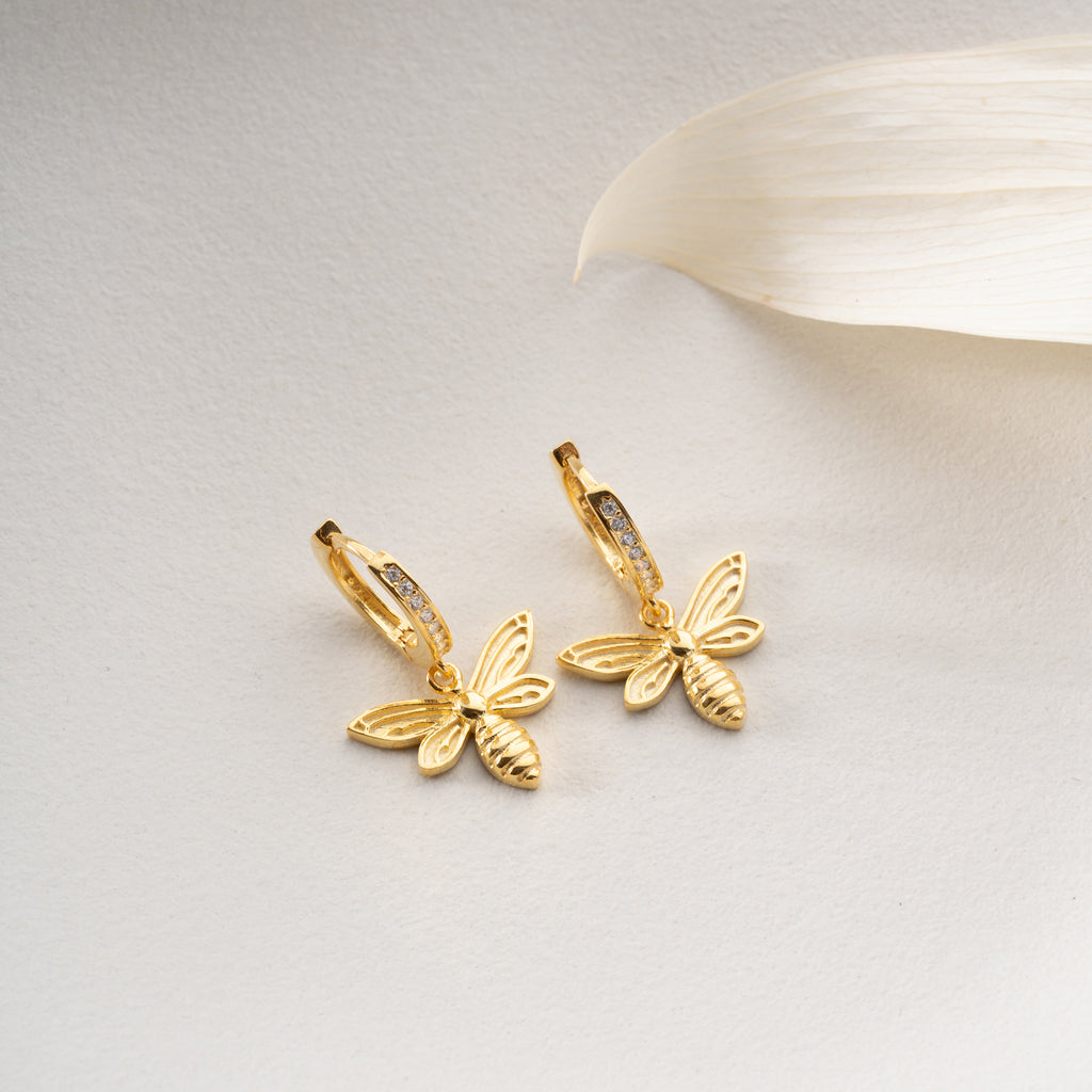 ÖRHÄNGEN I BIEN | 925 SILVER