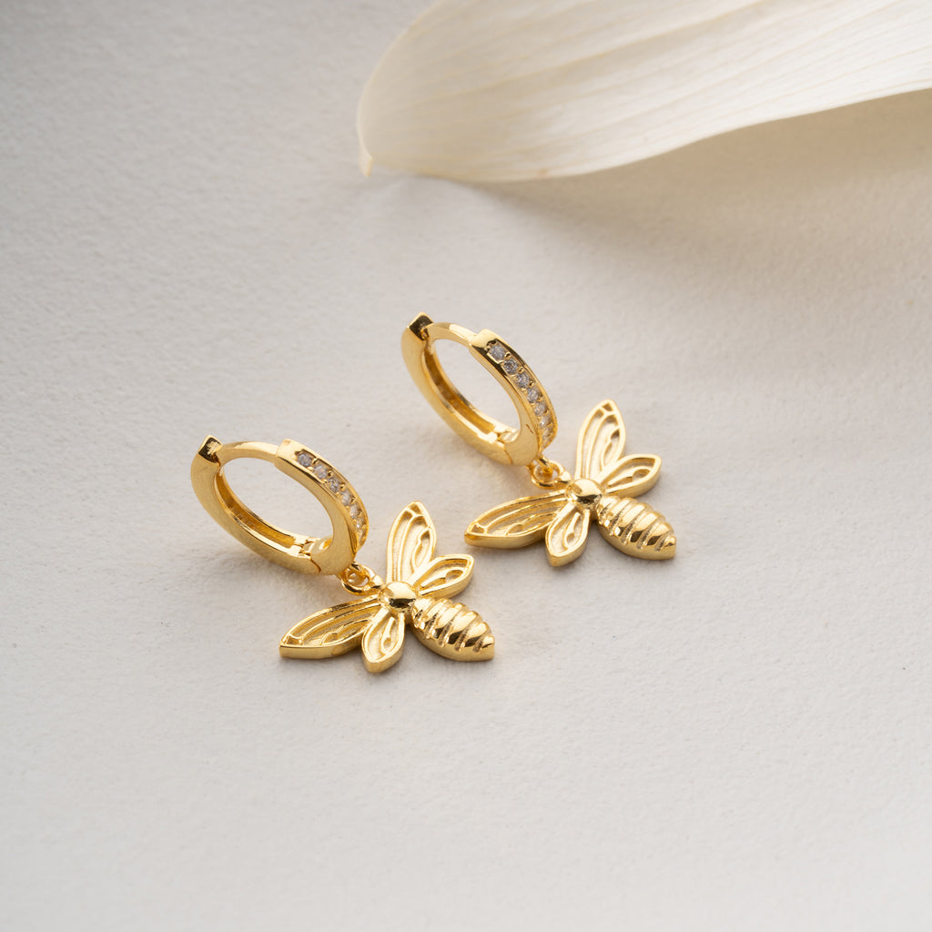 ÖRHÄNGEN I BIEN | 925 SILVER