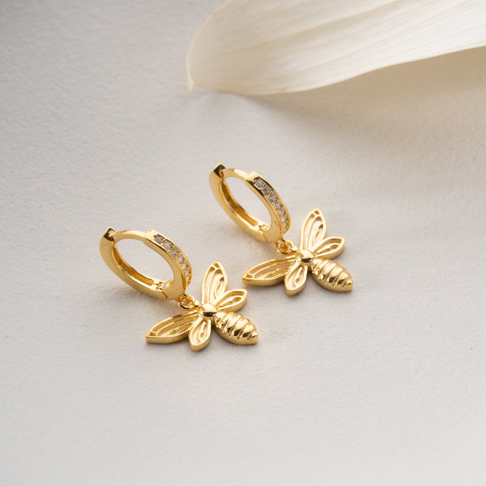 ÖRHÄNGEN I BIEN | 925 SILVER