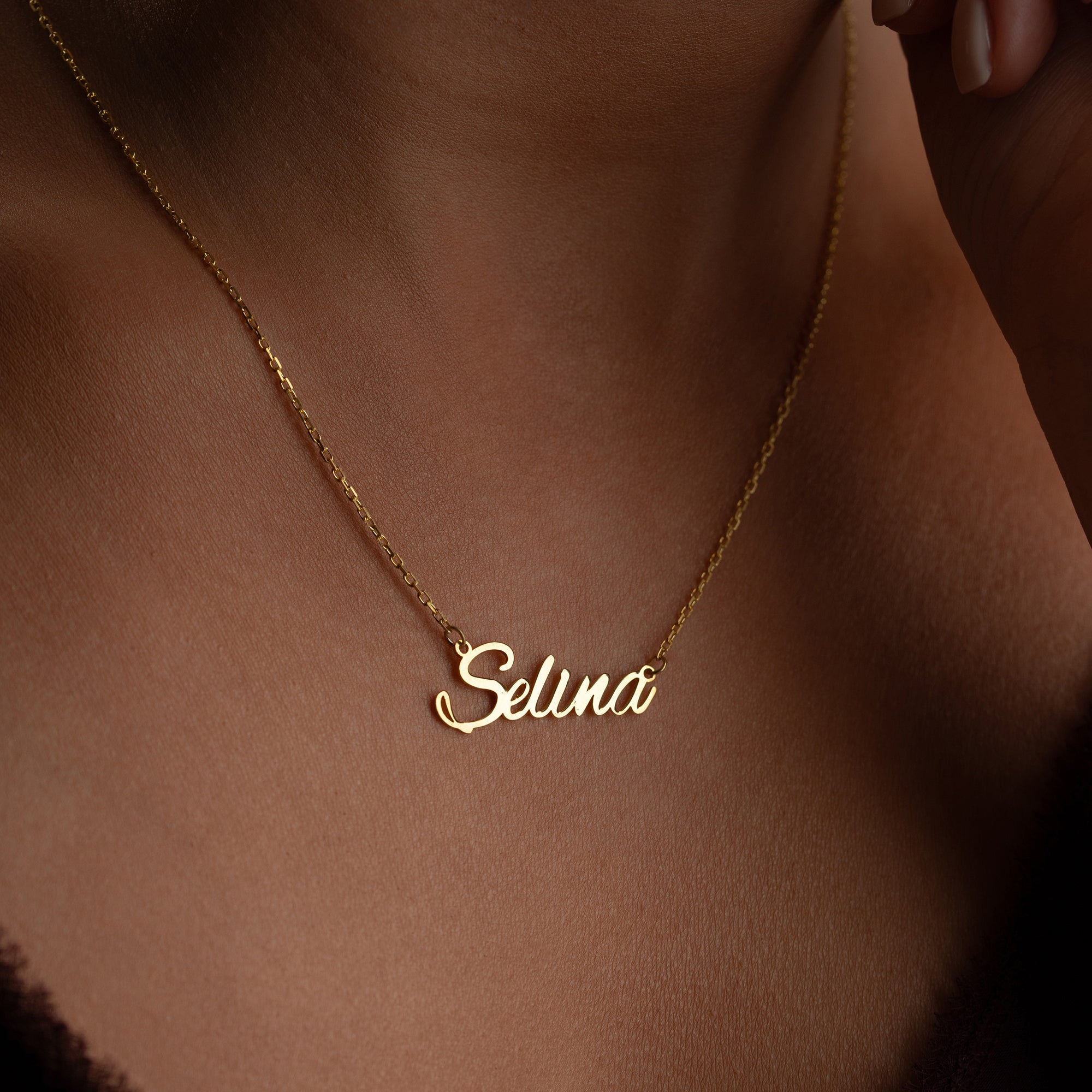 NAMNHALSBAND | TYPSNITT ALEX BORSTE | 925 SILVER