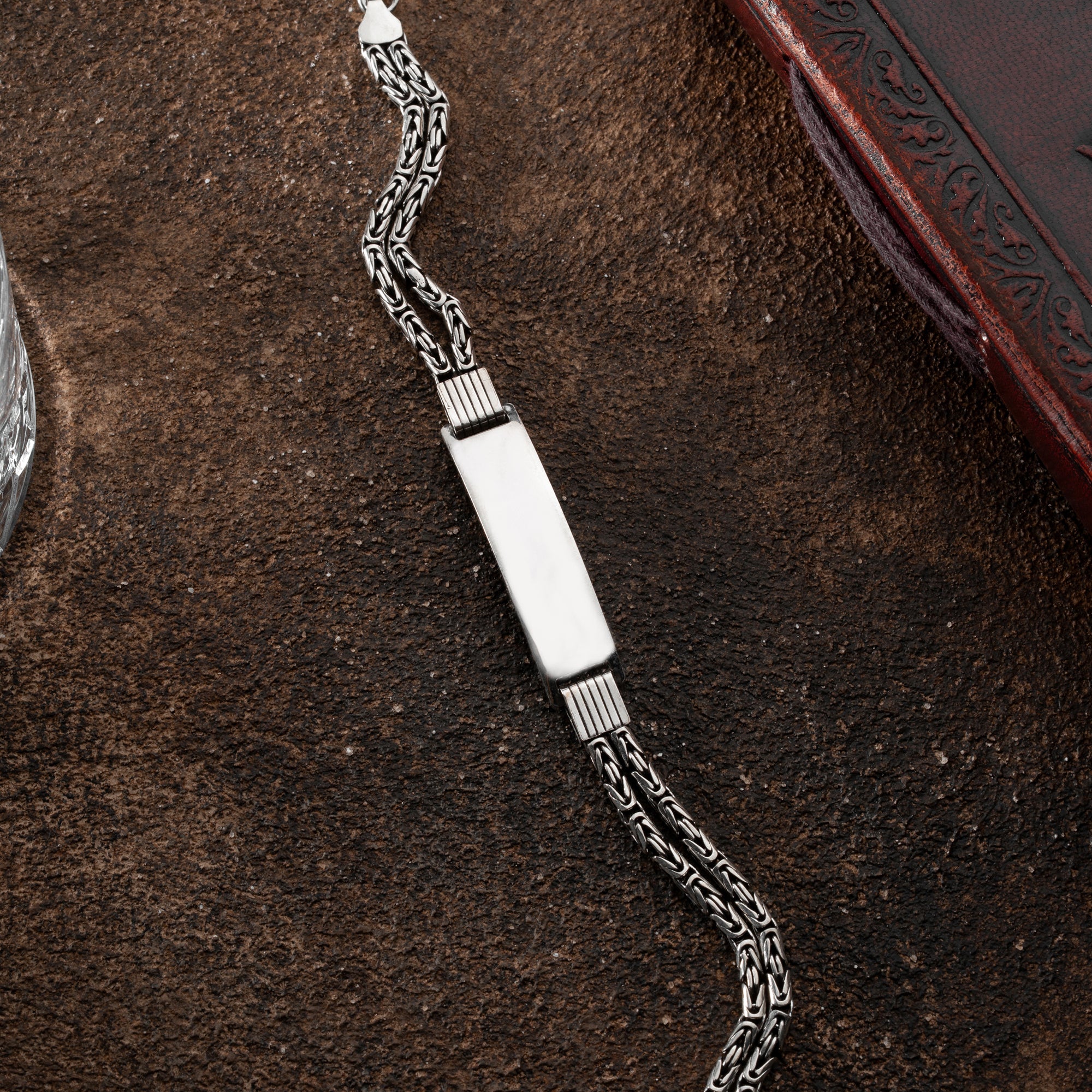 KING ARMBAND DUO MED GRAVER | 925 SILVER.