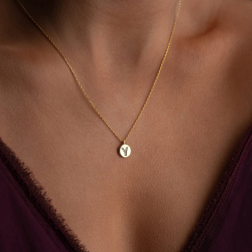 ZIRKONPLATTA BOKSTAVSKRAG | 925 SILVER