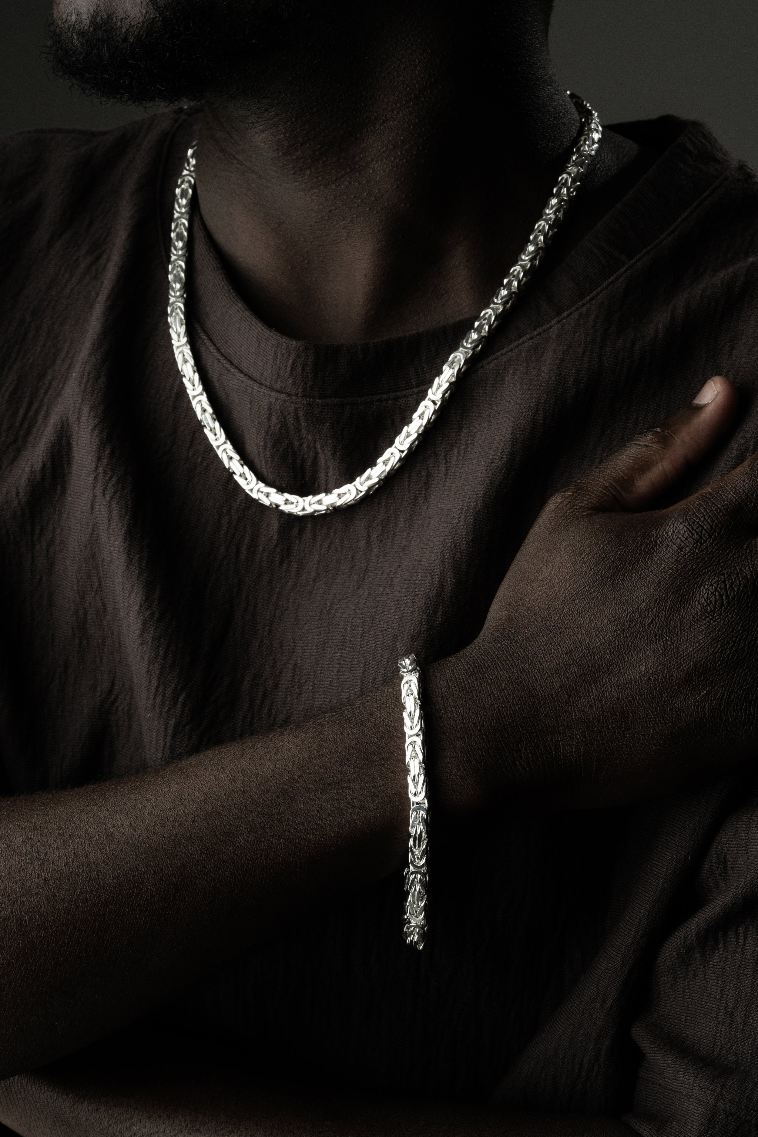 KING KEDJA SET 6MM | 925 SILVER