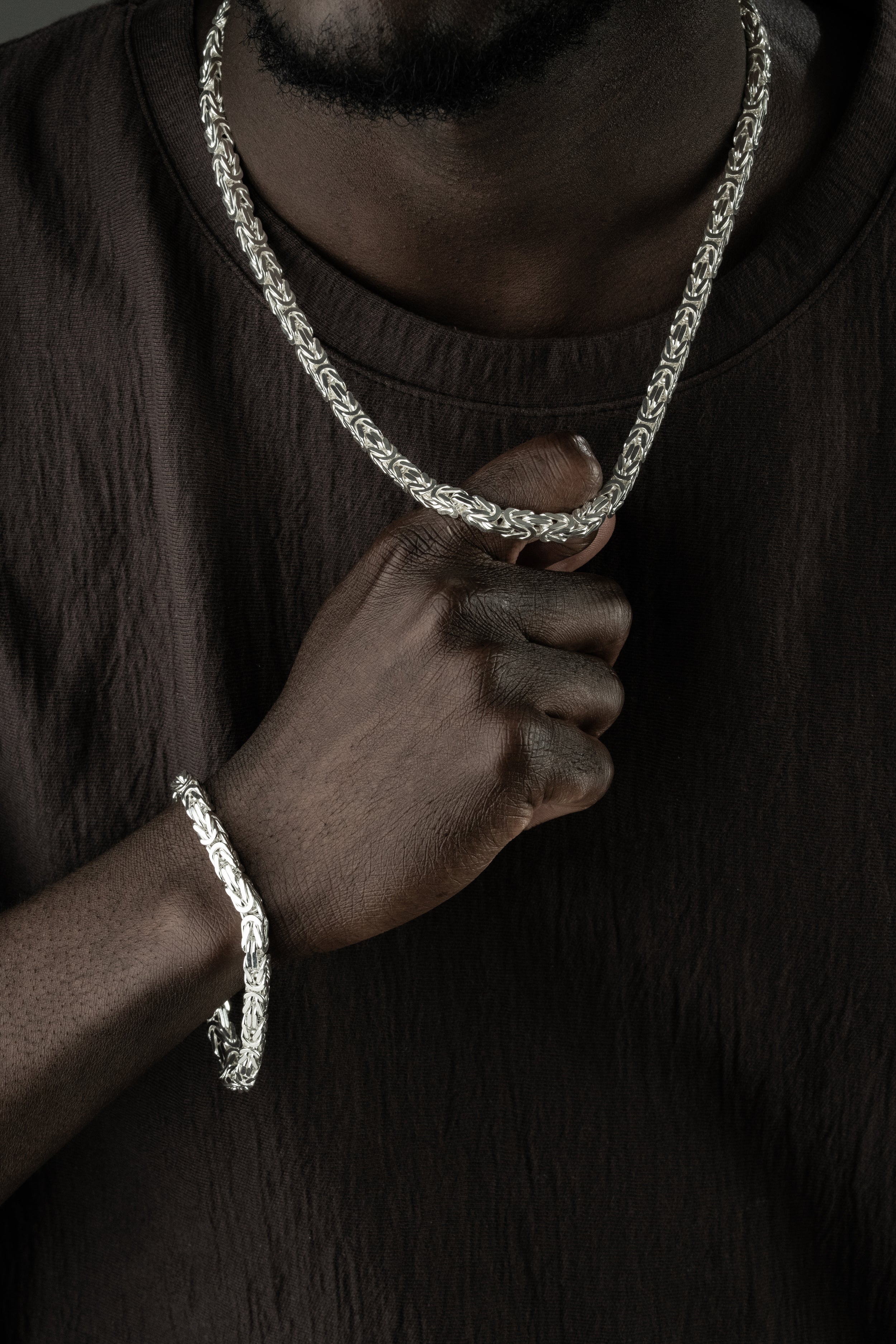 KING KEDJA SET 6MM | 925 SILVER