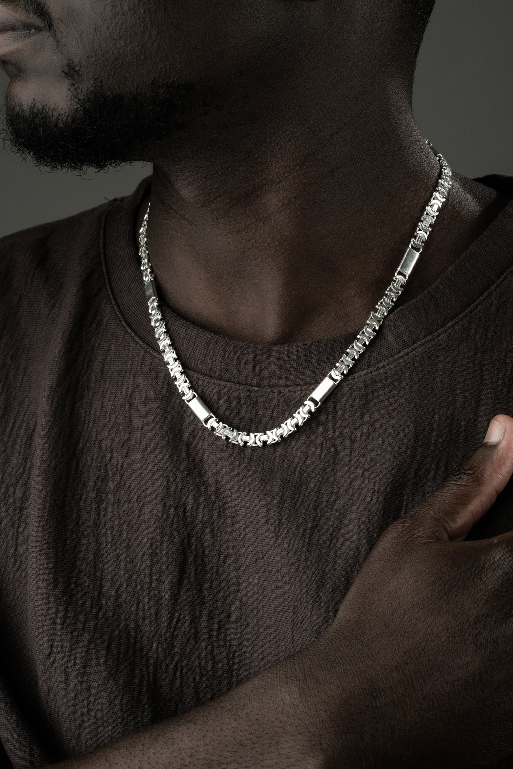 PLATTA KING KEDJA FLAT SET 6 MM | 925 SILVER