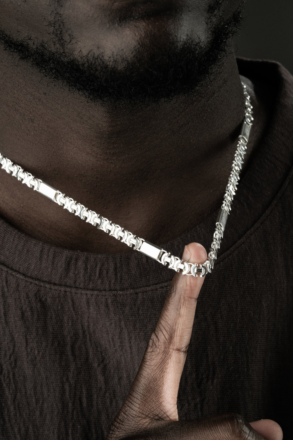 PLATTA KING KEDJA FLAT SET 6 MM | 925 SILVER