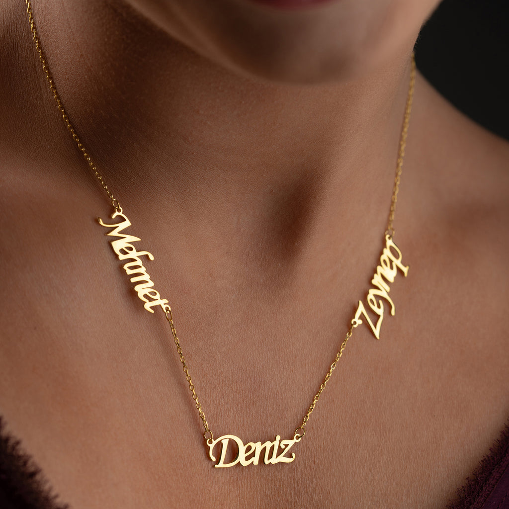 3'ER NAMNKEDJA II - 925 SILVER