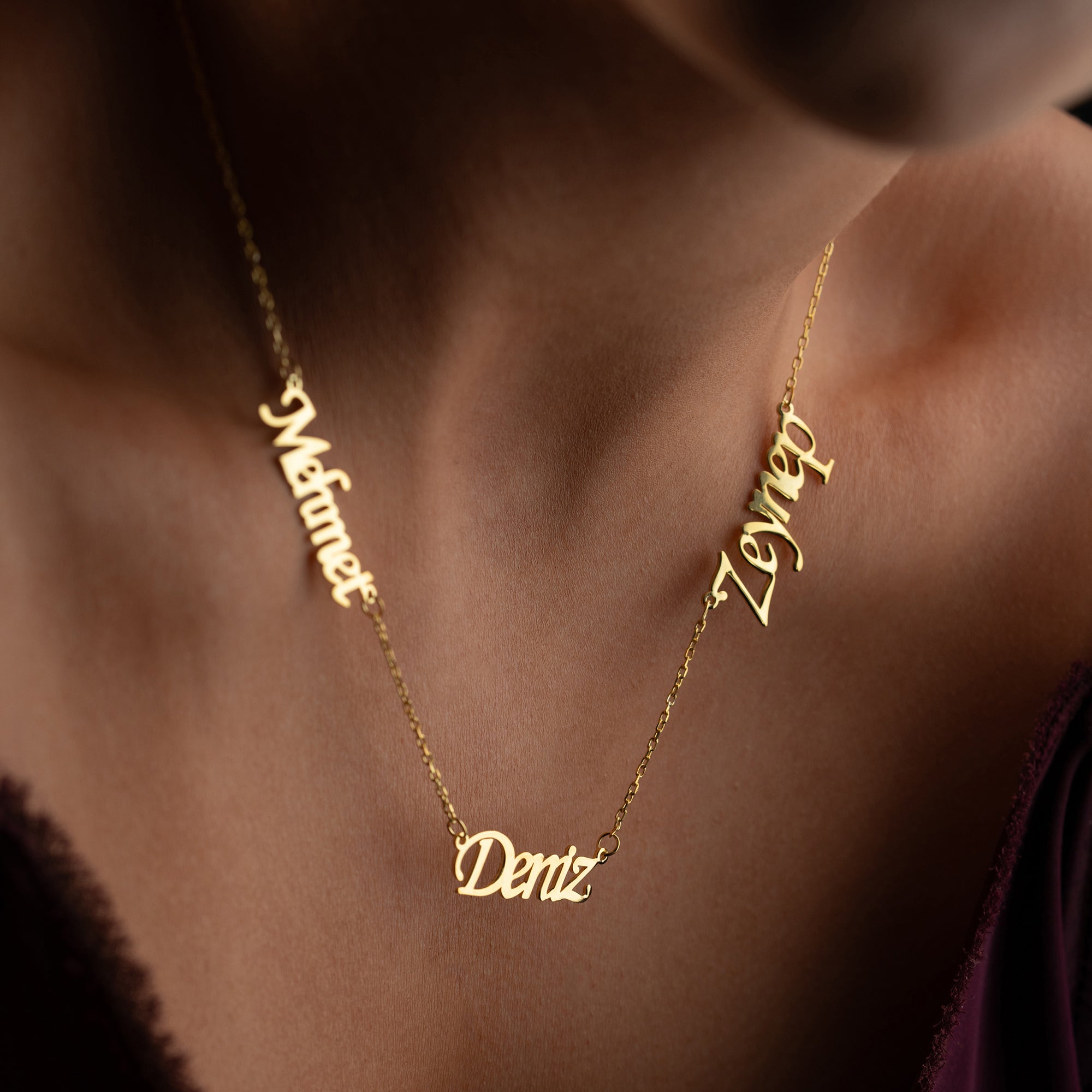 3'ER NAMNKEDJA II - 925 SILVER