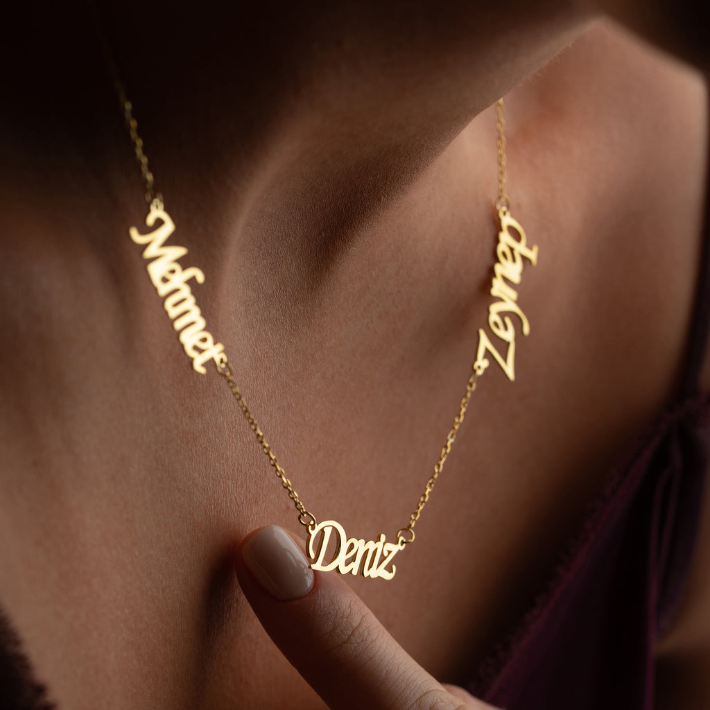 3'ER NAMNKEDJA II - 925 SILVER