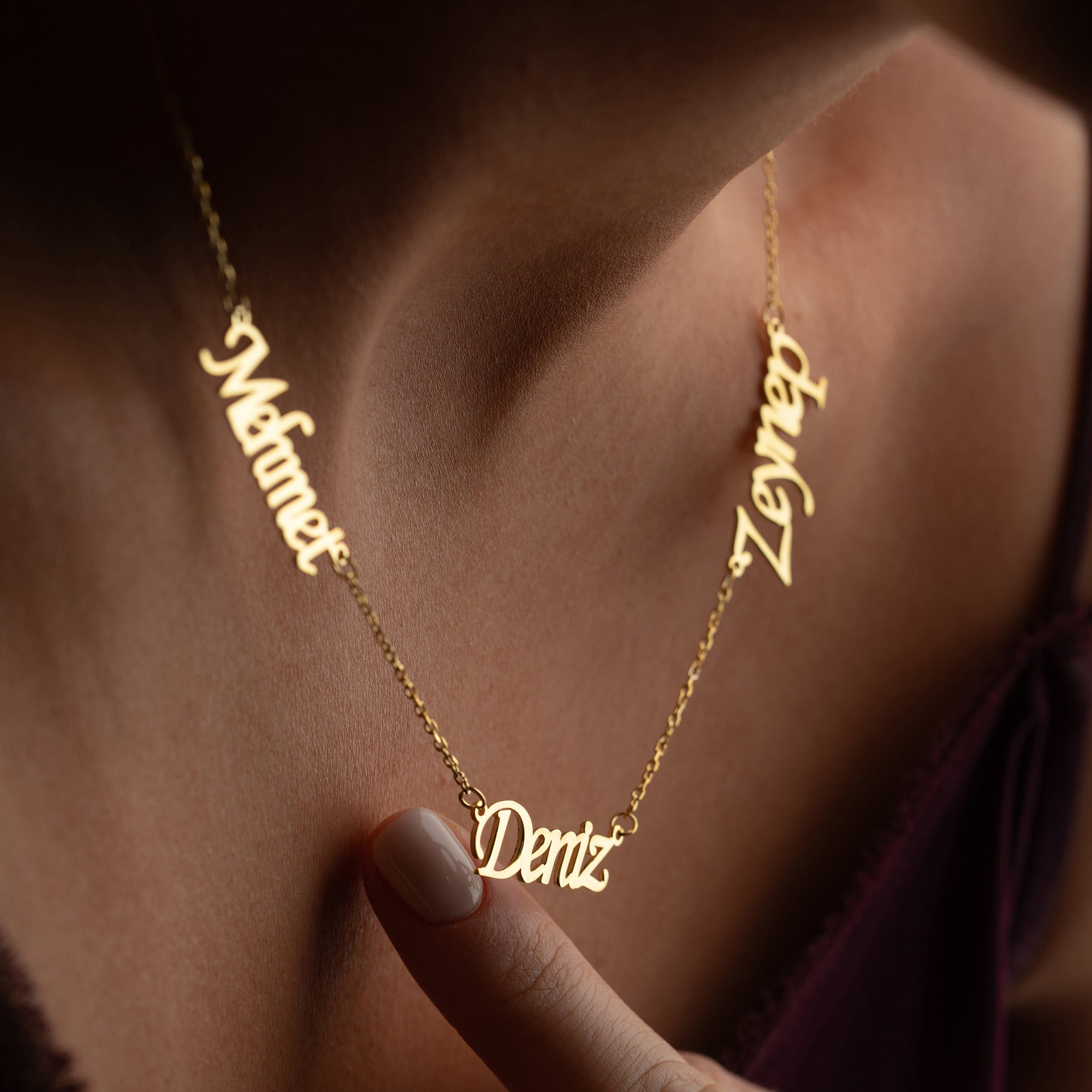 3'ER NAMNKEDJA II - 925 SILVER