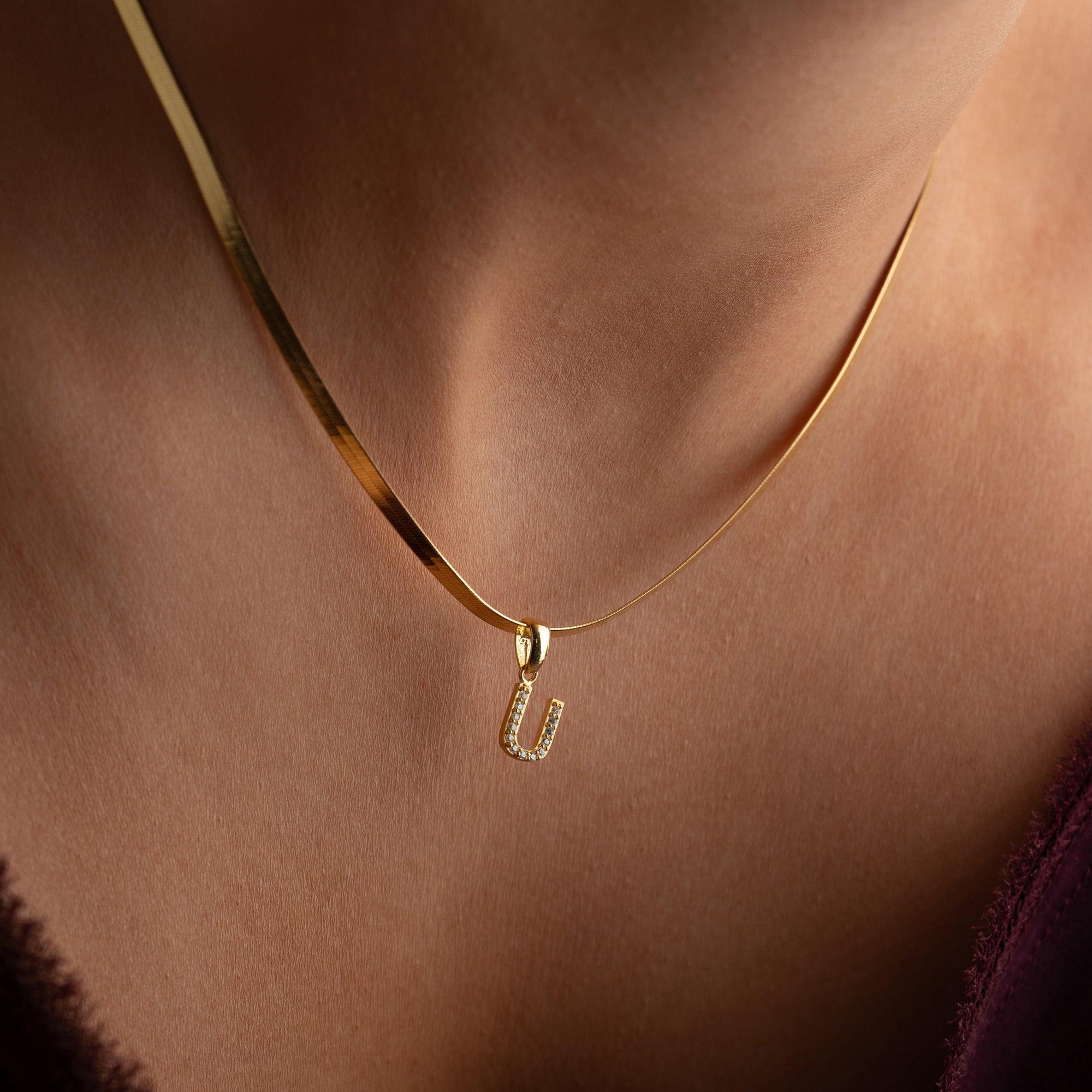 ORMKRANG MED ZIRKONIA BOKSTAVSKRÄM | 925 SILVER