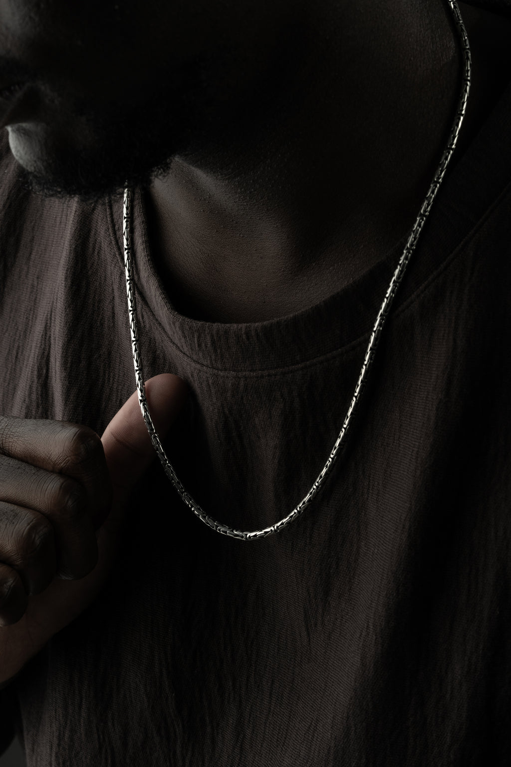 OVAL KING KEDJA 3MM | 925 SILVER 