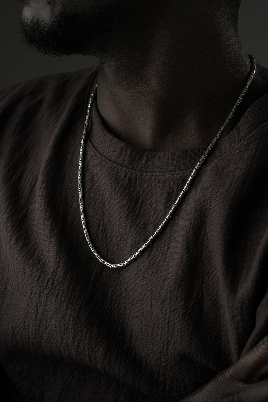 OVAL KING KEDJA 3MM | 925 SILVER 