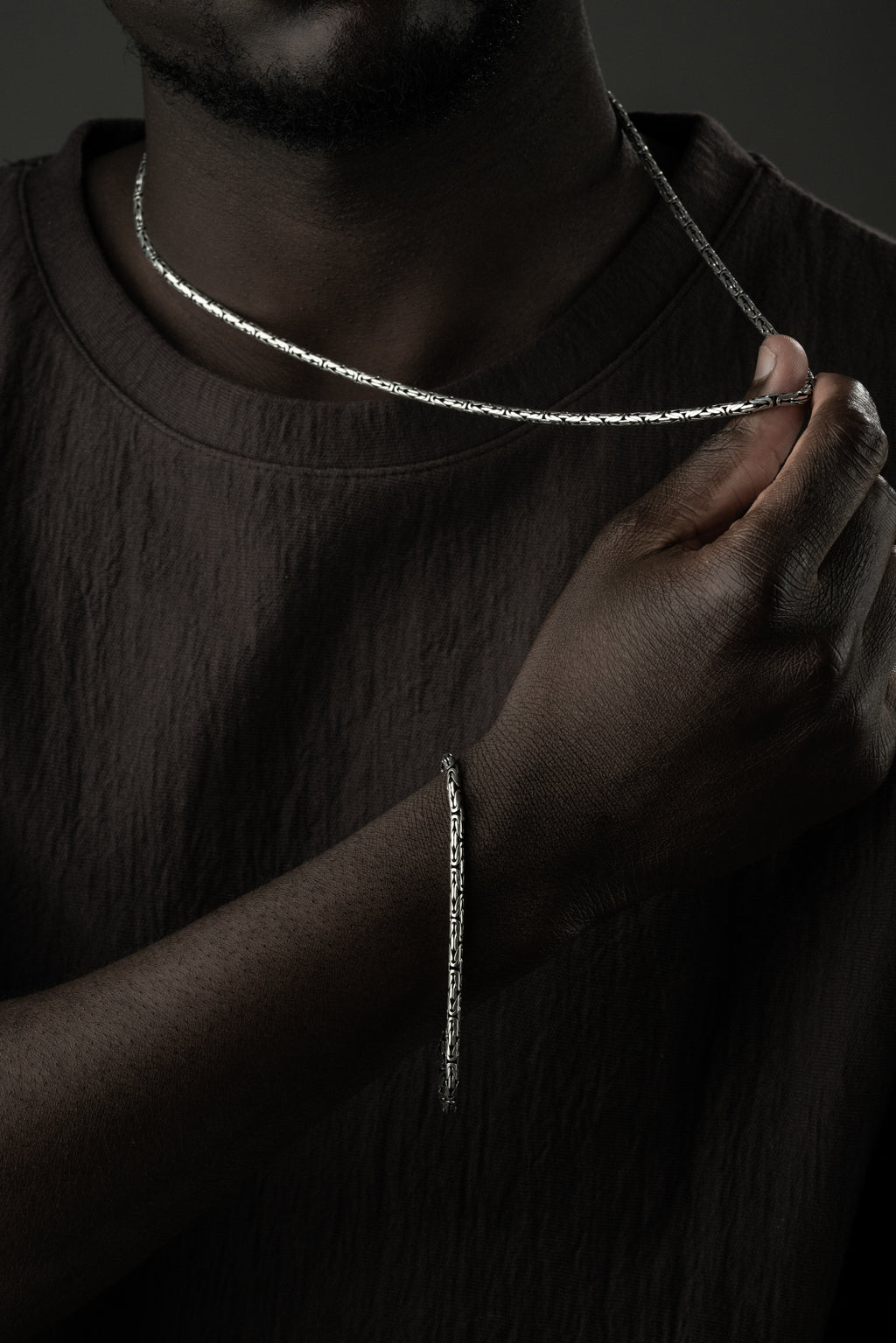 OVAL KING KEDJA 2MM SET | 925 SILVER