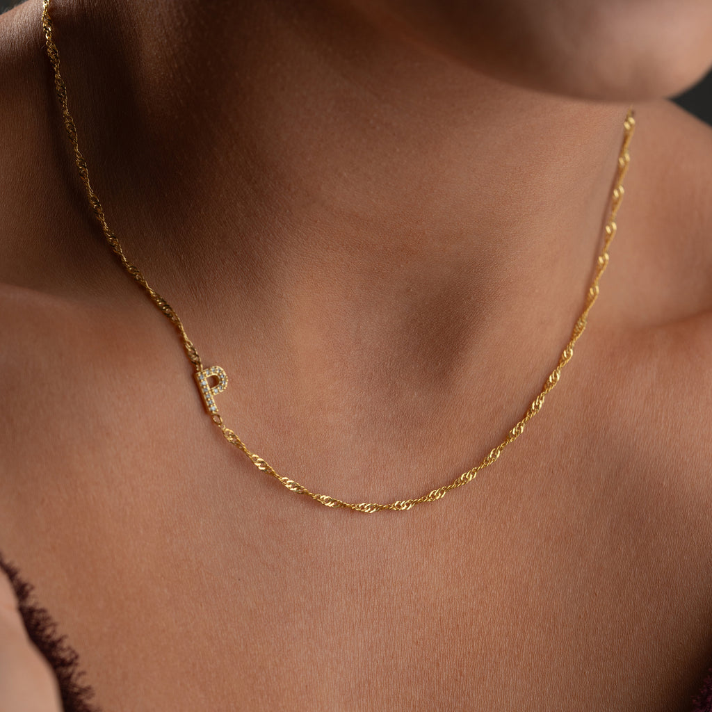 SINGAPORE ZIRKONIA BRUKSHALSBAND | 925 SILVER