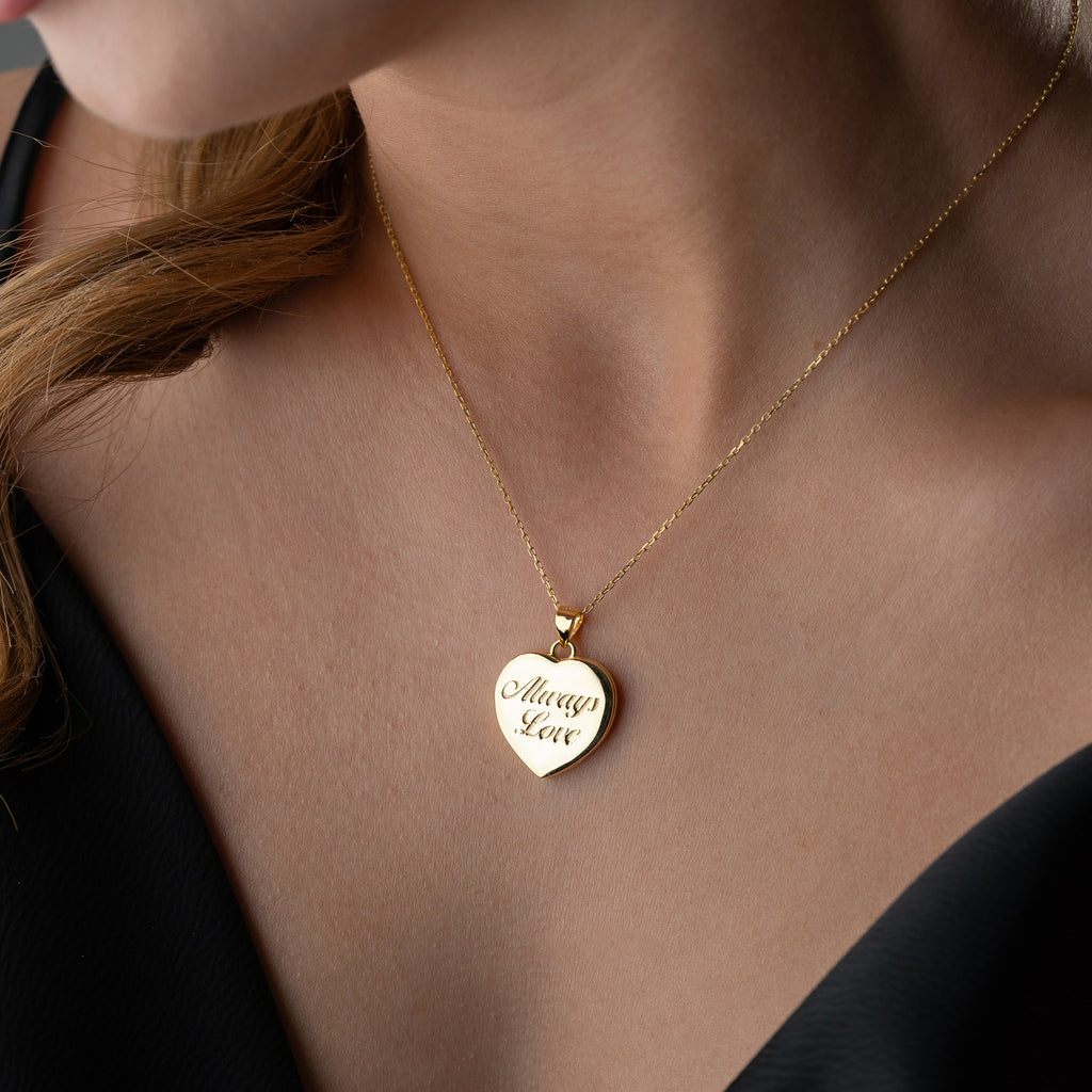 LERI HJÄRTA KRAGE | 925 SILVER