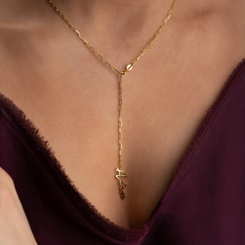 Signatur namnkrage Sällan - Y - 925 SILVER