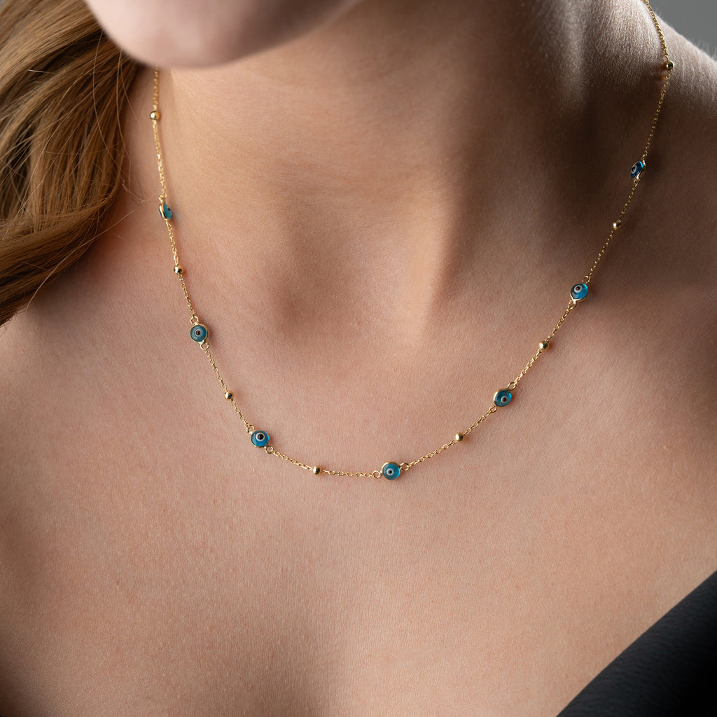 MIO NAZAR HALSBAND | 925 SILVER