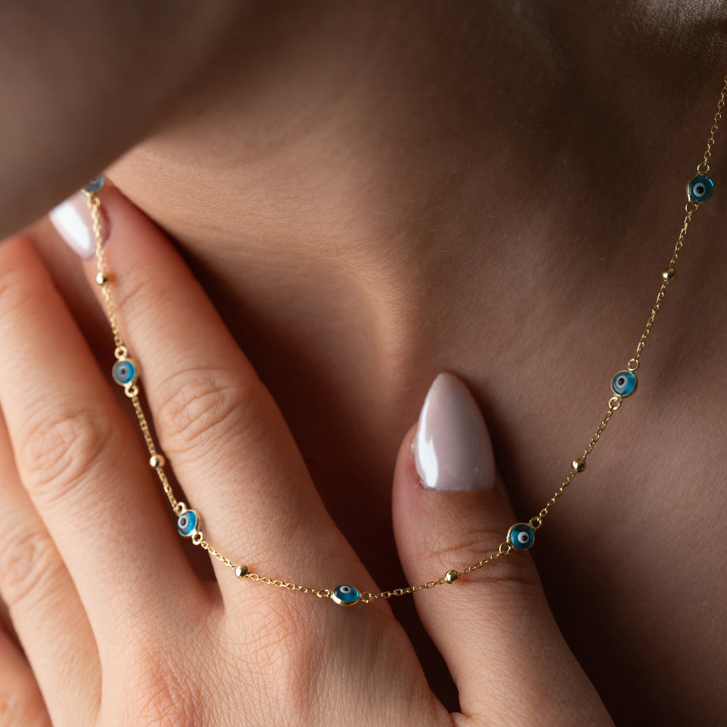 MIO NAZAR HALSBAND | 925 SILVER